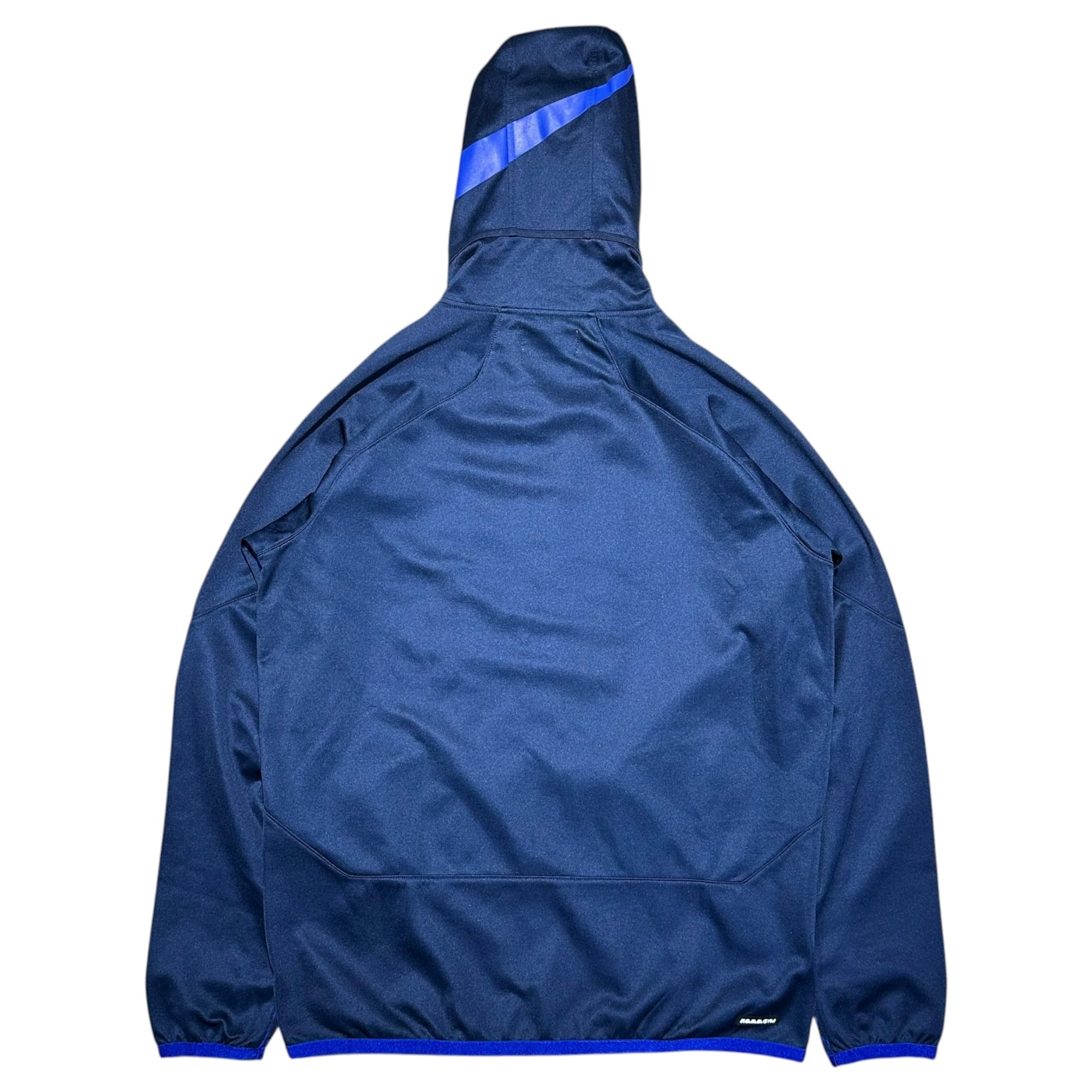 F.C.Real Bristol FCRB(エフシーレアルブリストル) 11AW Side Camouflage Zip-Up Hoodie サイド カモ柄 ジップアップ パーカー フーディー FA110408A41 L ネイビー×ブルー