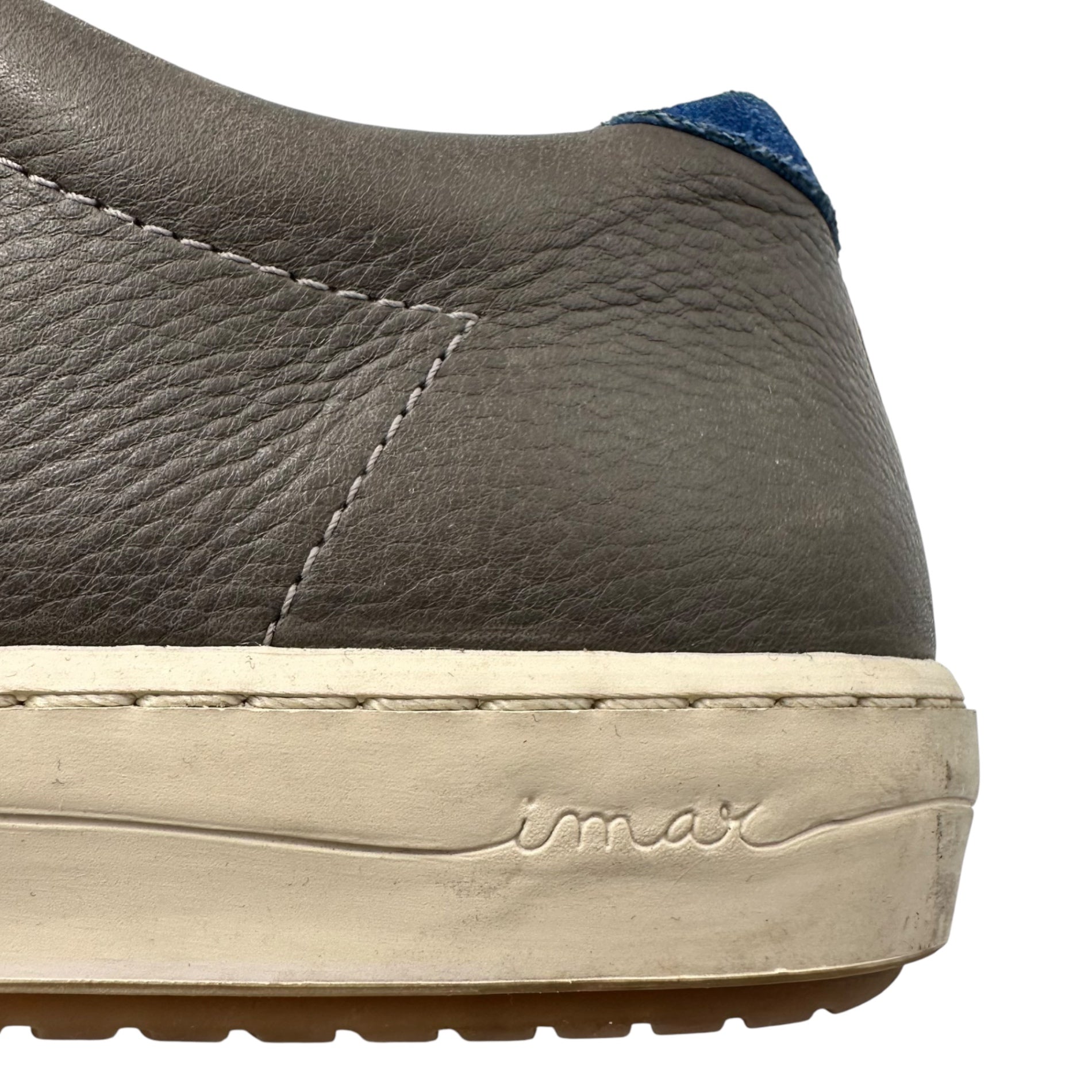 CAMPER TWINS by mintdesigns(カンペール ツインズ バイ ミントデザイン) Velcro Leather Sneakers ベルクロ レザー スニーカー 18803-001 43(27.5cm) グレー×ブルー