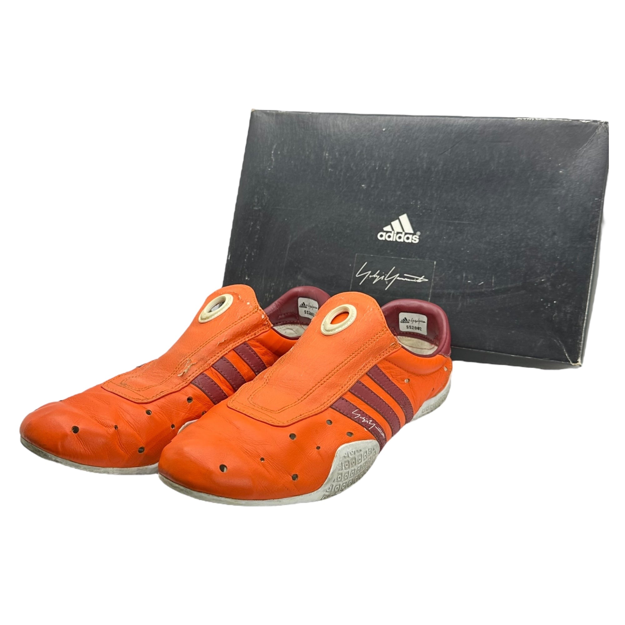 YOHJI YAMAMOTO×adidas(ヨウジヤマモト×アディダス) 02SS MEI YOHJI FG ローカットスニーカー 145860 FE-E06-815-1 28.5cm オレンジ Y-3 稀少品 コレクターズアイテム