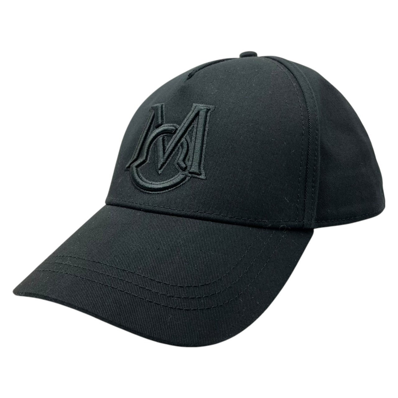 MONCLER(モンクレール) Cotton Gabardine Logo Baseball Cap コットン ギャバジン ロゴ ベースボール キャップ  C-A9CO-23-15750 FREE(UNISEX) ブラック