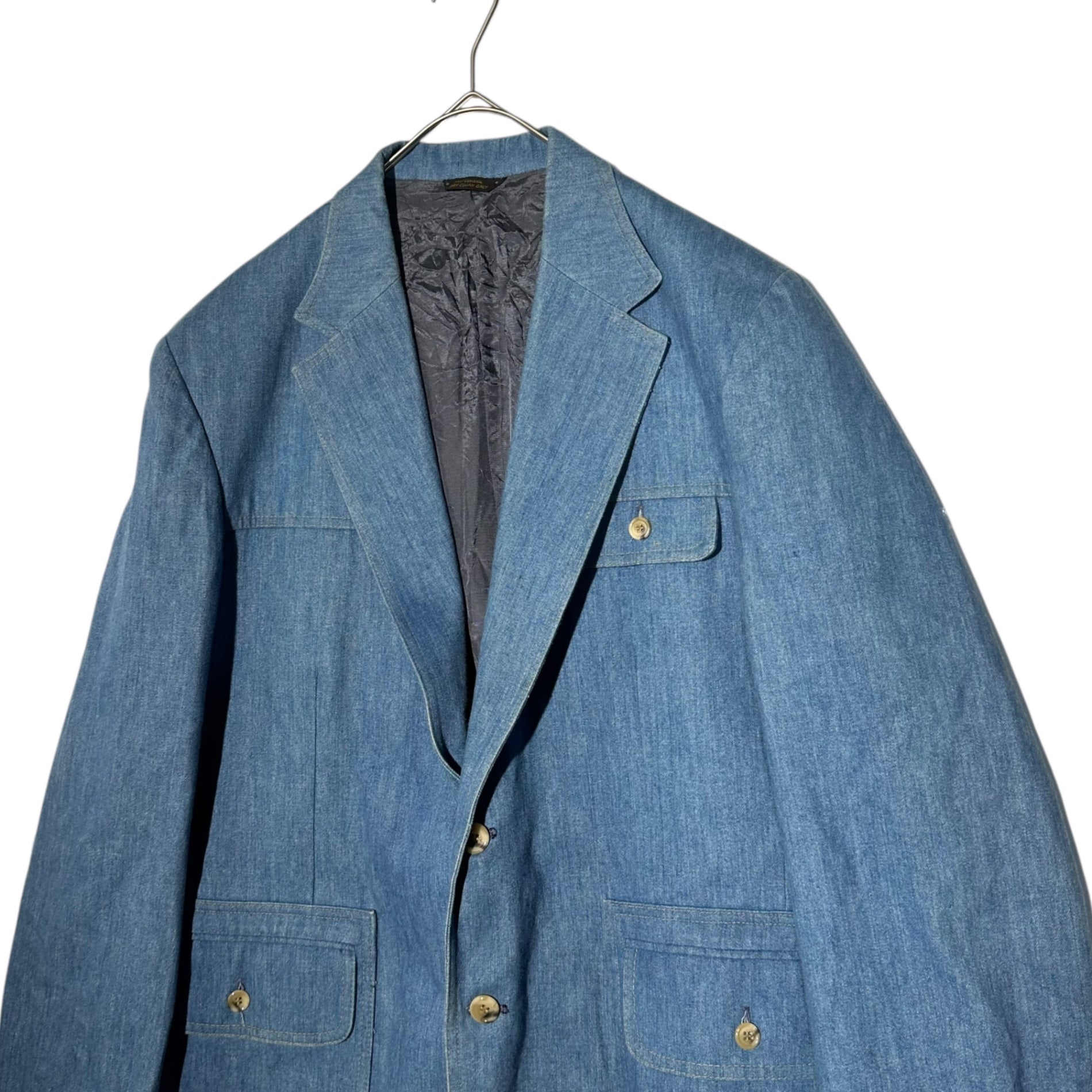 PANATELA LEVI'S(パナテラ リーバイス) 70's Denim Tailored Jacket デニム テーラード ジャケット 44(L) ライトインディゴ