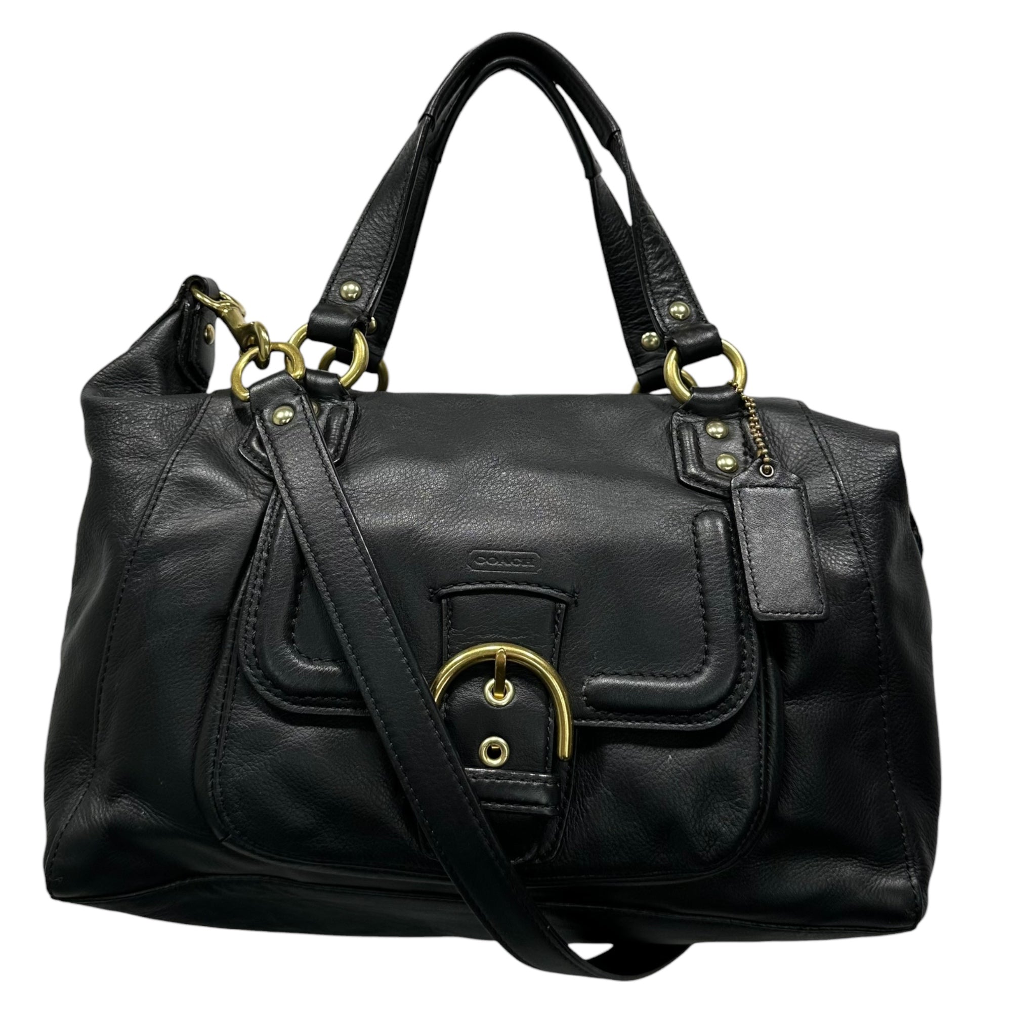 パーチェさん専用② COACH(コーチ) Campbell Satchel Leather 2WAY Shoulder Bag