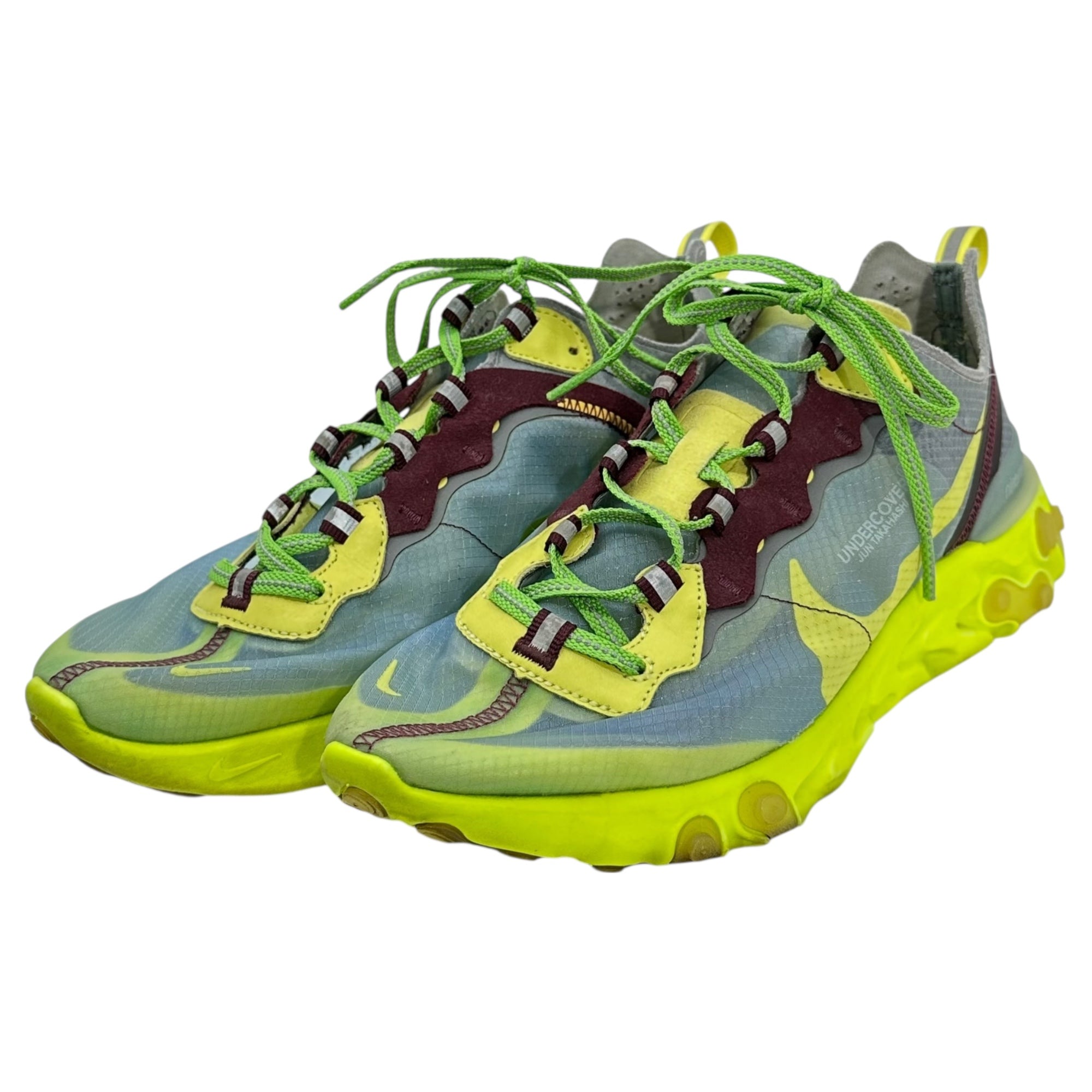 NIKE × UNDERCOVER(ナイキ × アンダーカバー) React Element 87 Blue/Yellow リアクト エレメント ブルー イエロー スニーカー BQ2718-400 26.0cm ブルー×イエロー