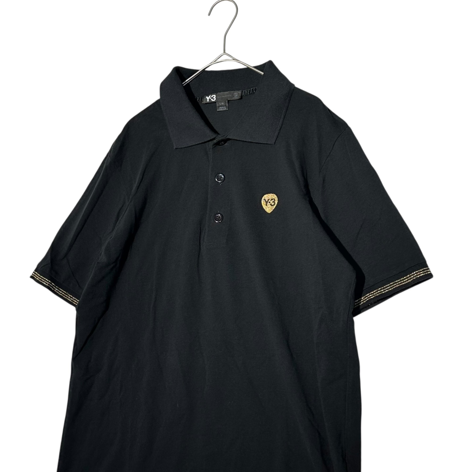 Y-3(ワイスリー) 11SS Logo Patch Polo Shirt ロゴ ワッペン ポロシャツ V12161 L ブラック