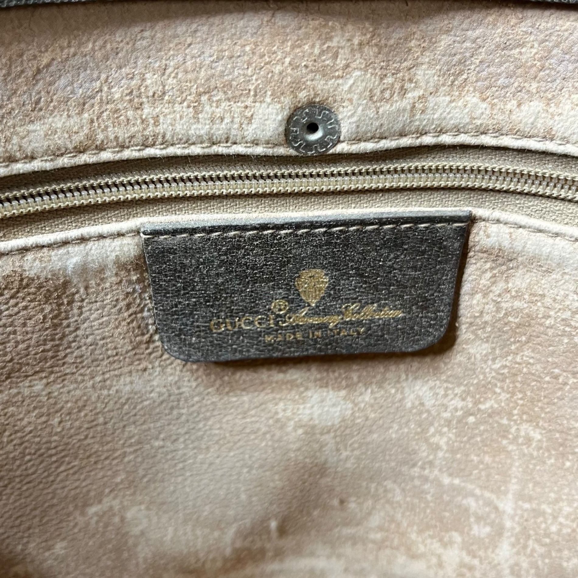 GUCCI(グッチ) Vintage GG canvas pouch ヴィンテージ GG キャンバス ポーチ 97.01.037 ブラウン セカンドバッグ OLD