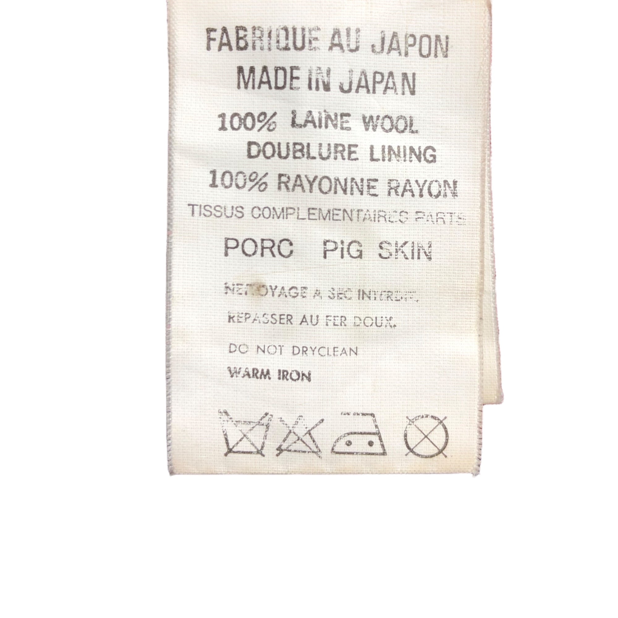 Y's(ワイズ) 90's Wool tartan check elbow patch half coat ウール タータンチェック エルボーパッチ ハーフコート 90年代 YW-J53-173 FREE レッド×グリーン