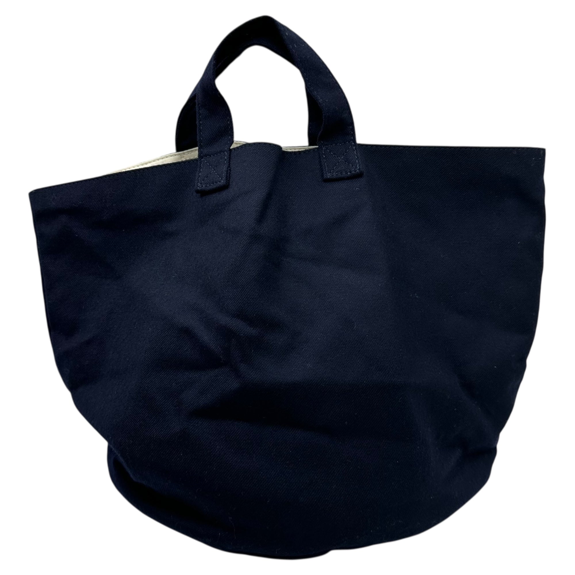 tricot COMME des GARCONS(トリココムデギャルソン) Wool Bucket Handbag ウール バケツ ハンド バッグ TP-K205 ネイビー