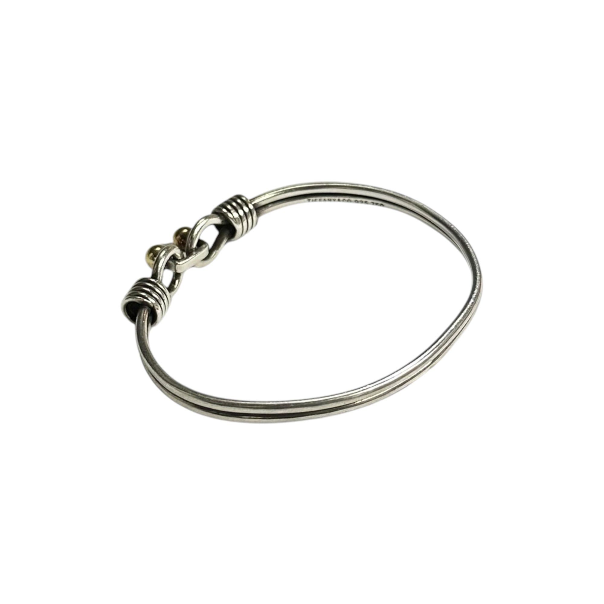 TIFFANY & CO.(ティファニー) 750 925 Double Hook-and-Eye Bangle