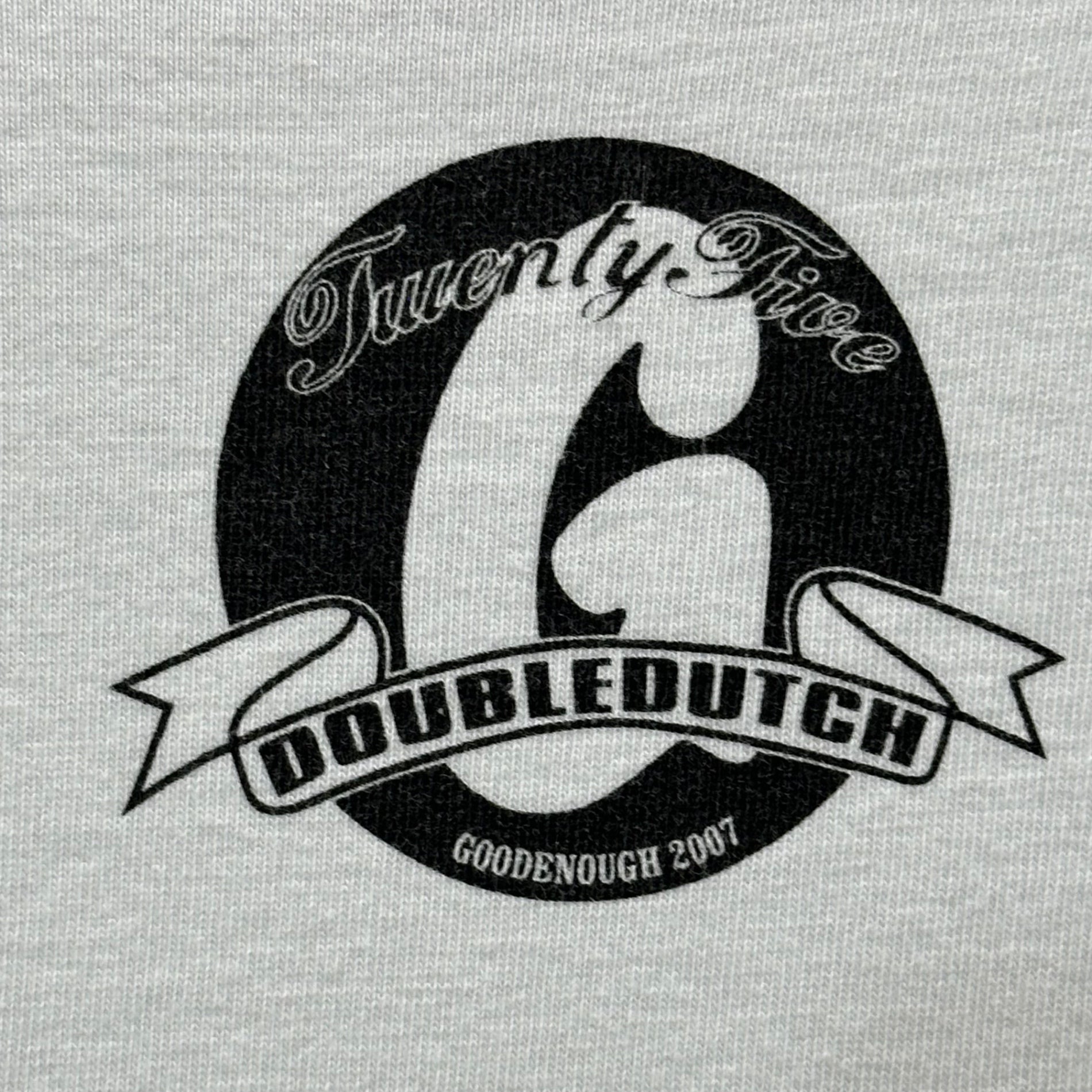 GOODENOUGH(グッドイナフ) 2007's cotton base DULL BOY TEE S/S T-shirt半袖 Tシャツ L ホワイト×マルチカラー