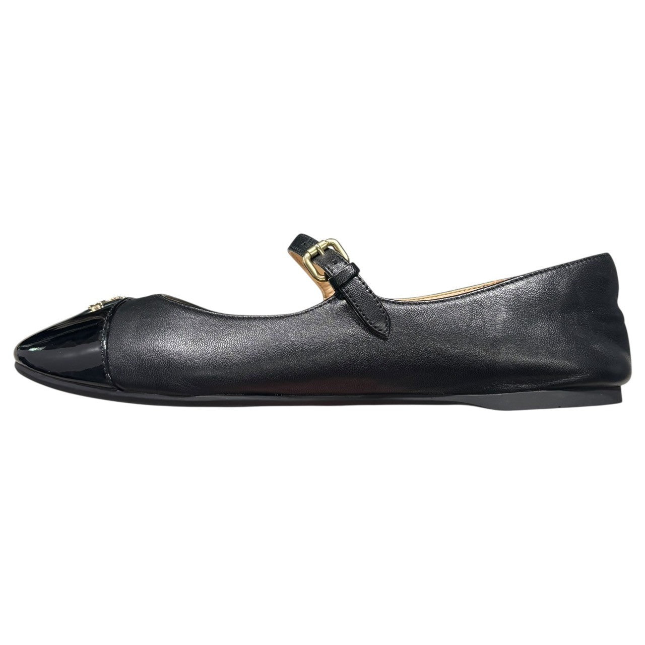 COACH(コーチ) Aubrey Mary Jane Flat Pumps オーブリー メリー ジェーン フラット パンプス CR847 7.5(24.5cm) ブラック