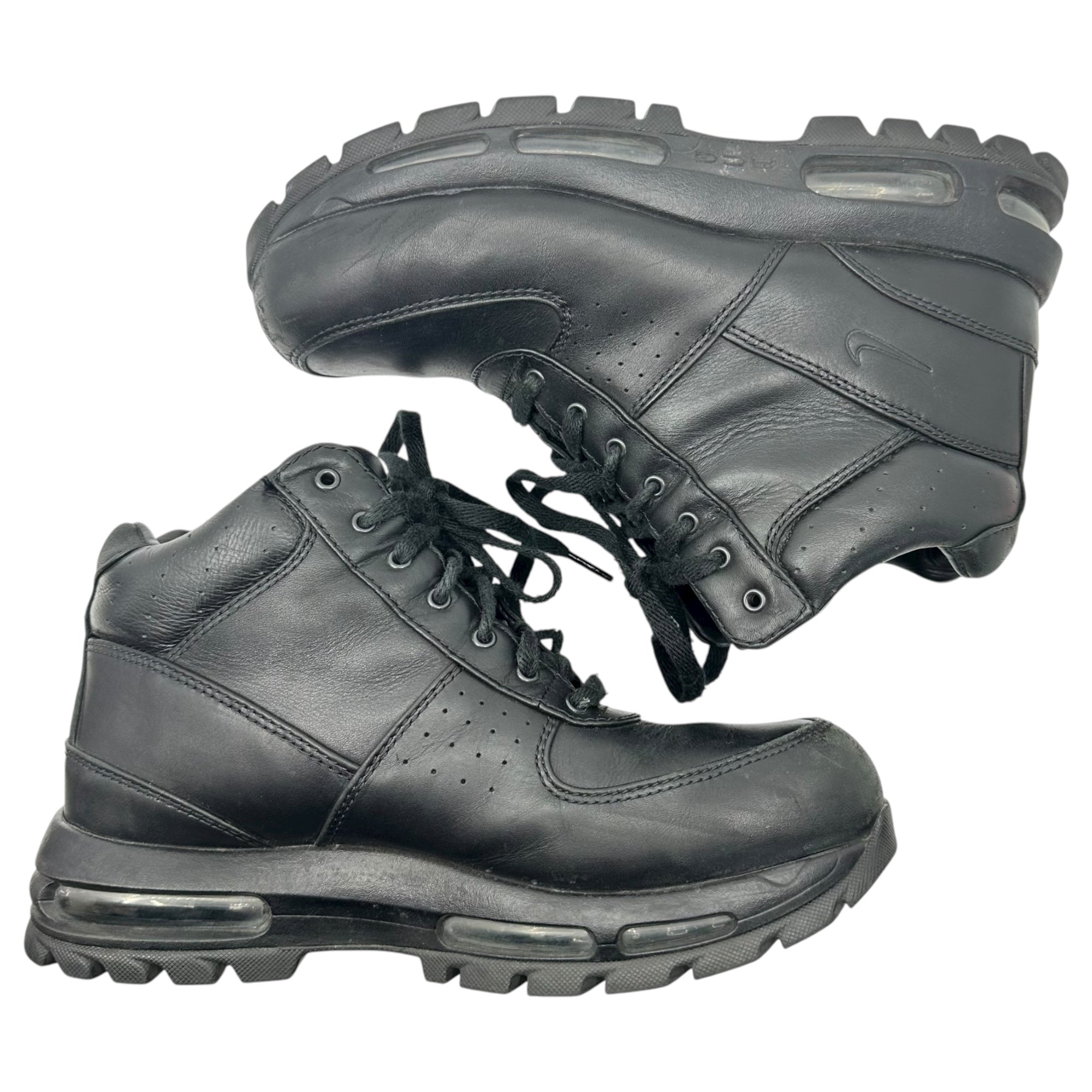 NIKE ACG(ナイキエーシージー) Air Max Goadome "Black" エアマックス ゴアドーム レザー ハイカット スニーカー 865031-009 27cm ブラック ブーツ