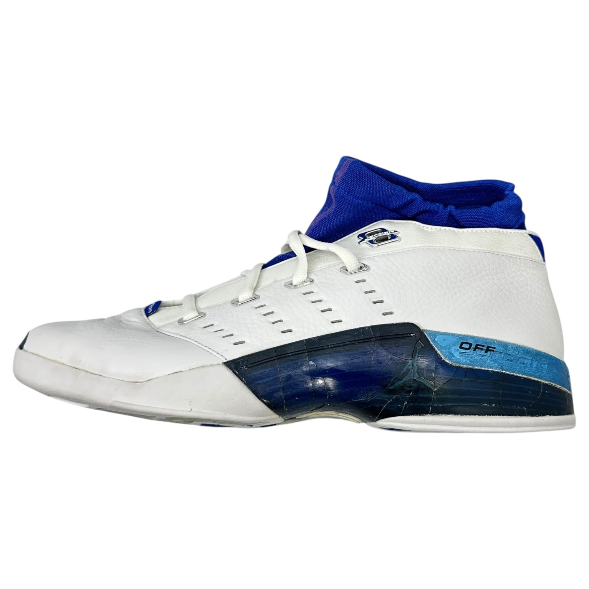 NIKE(ナイキ) 2001 AIR JORDAN 17 LOW MICHAEL JORDAN PLAYERS EXCLUSIVE SAMPLE エアジョーダン ロー サンプル品 3BM060-M16-9 31cm(ジョーダンサイズ) ホワイト×ブルー スニーカー 箱付