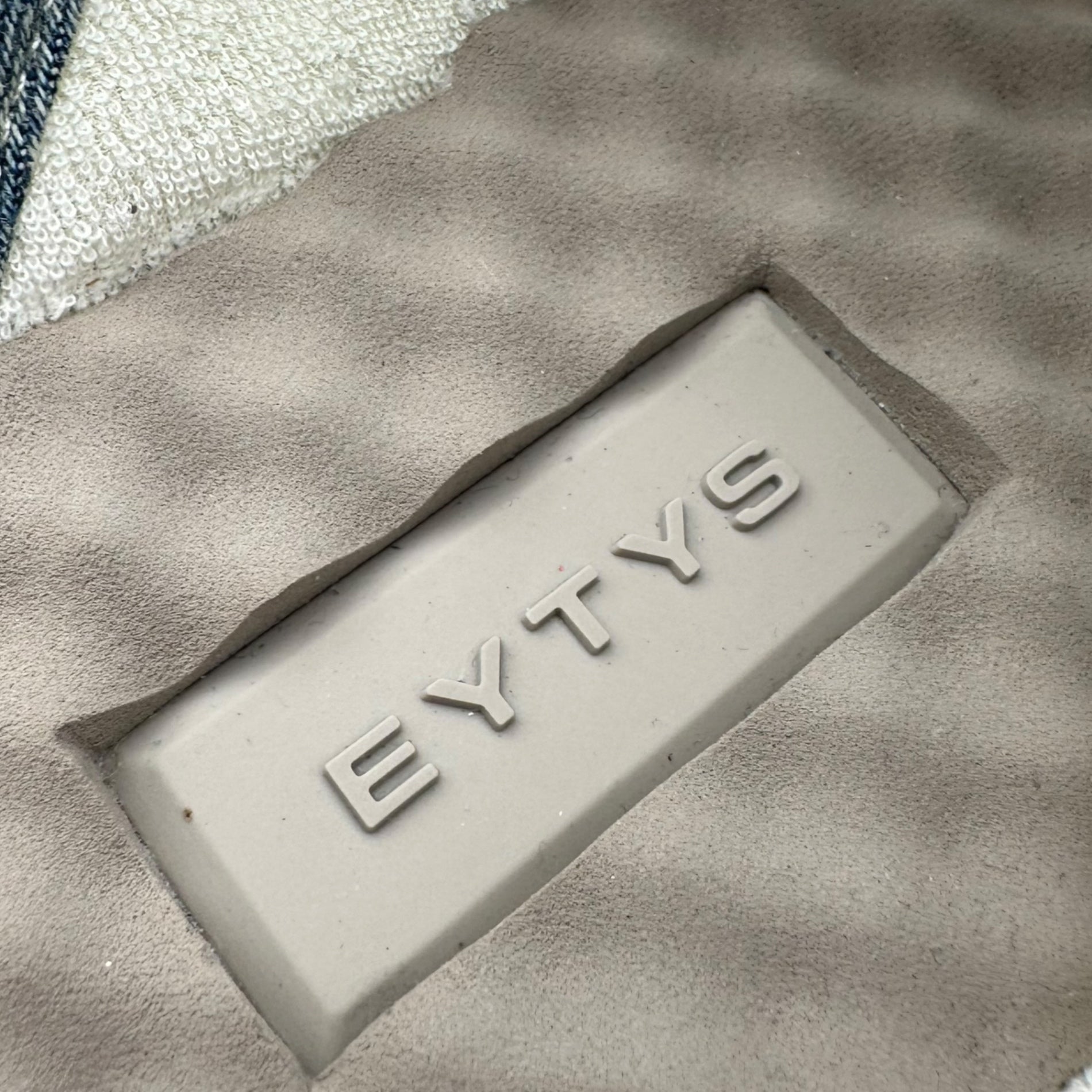 EYTYS(エイティーズ) ALESSA DNM Sandals デニム 厚底 サンダル F311001 27.4cm インディゴ×ベージュ