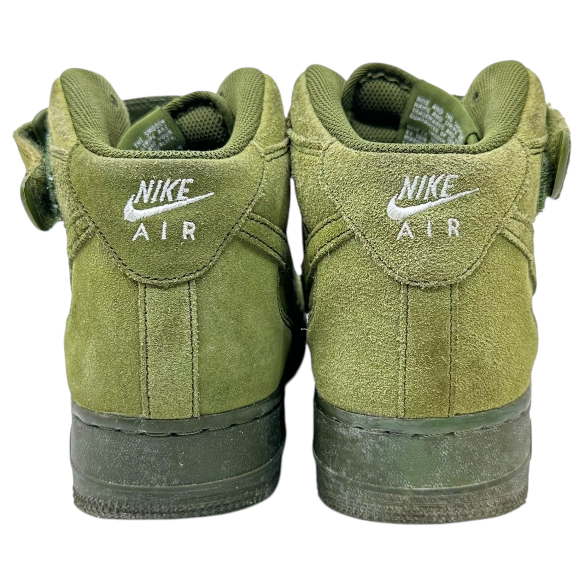 NIKE(ナイキ) AIR FORCE1 Mid Legion Green エアフォースワン ミッド リージョン グリーン 315123-302 27.0cm グリーン シューレース交換済