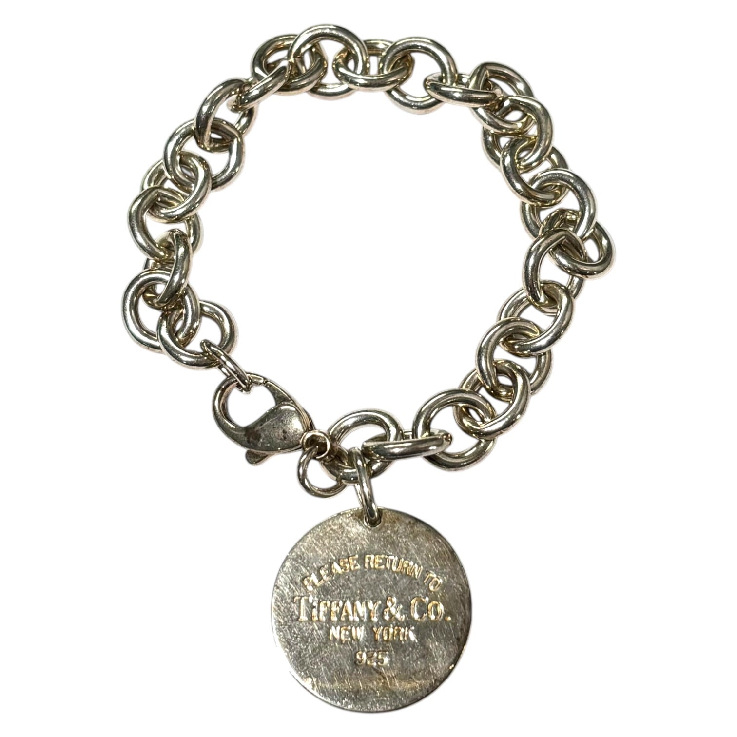 23 美品 ティファニー ブレスレット リターントゥ ラウンド シルバー 925 TIFFANY&Co. ティファニー リターントゥ ラウンドタグ ブレスレット – Trip