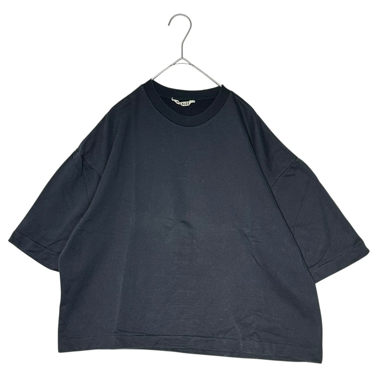 AURALEE(オーラリー) Super High-Gauge Sweatshirt T-Shirt スーパー ハイゲージ スウェット Tシャツ A6SP03SH 1 ネイビー ショート丈