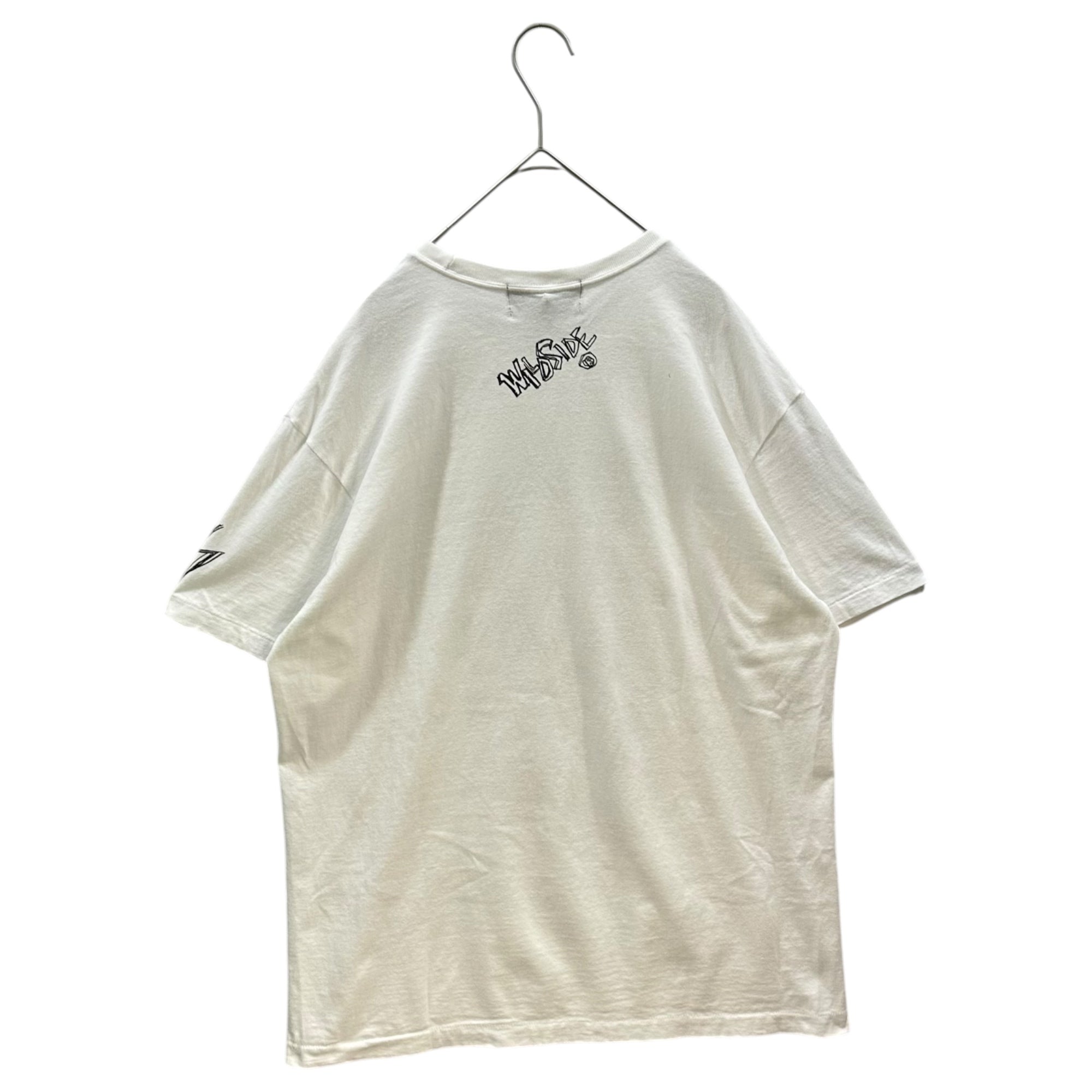 WILDSIDE YOHJI YAMAMOTO(ワイルドサイド ヨウジヤマモト) MAIKO T-shirt 舞子 Tシャツ WZ-T34-003-1 3 ホワイト