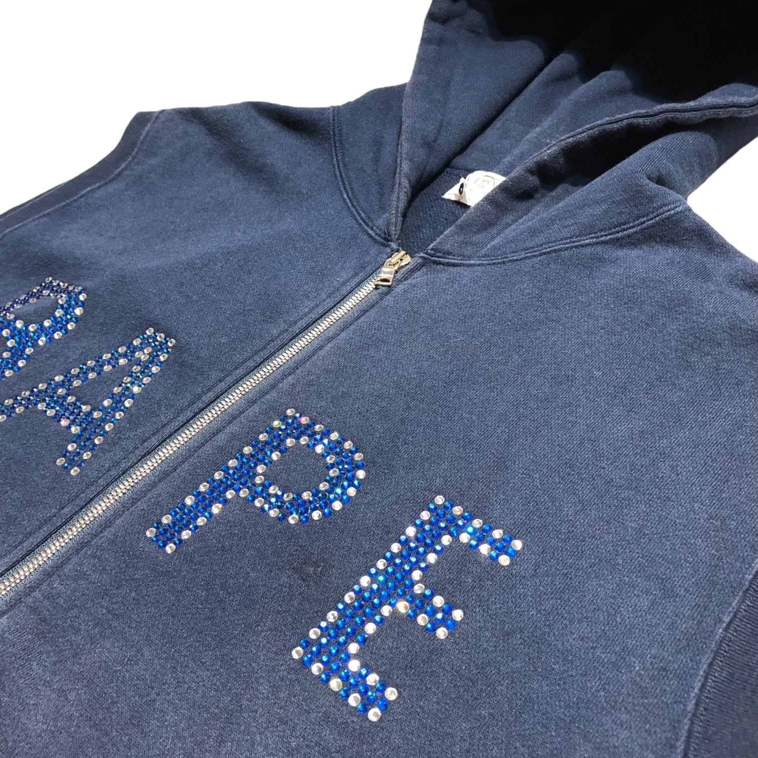 A BATHING APE(アベイシングエイプ) 00's zip hoodie vest SWAROVSKI ジップ フーディー ベスト