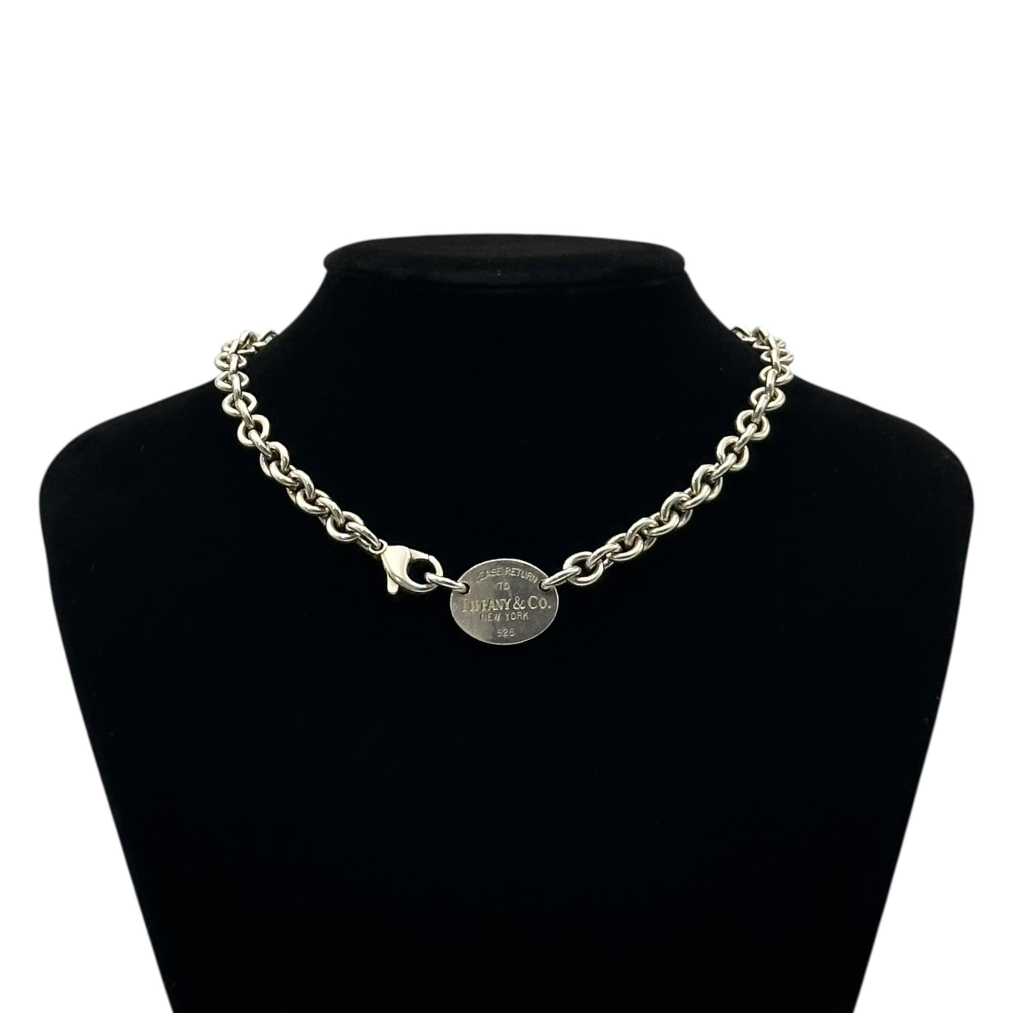 TIFFANY & CO.(ティファニー) Round Return to Chain Necklace ラウンド リターントゥ チェーン ネックレス シルバー シルバー ブレスレットとして併用可能