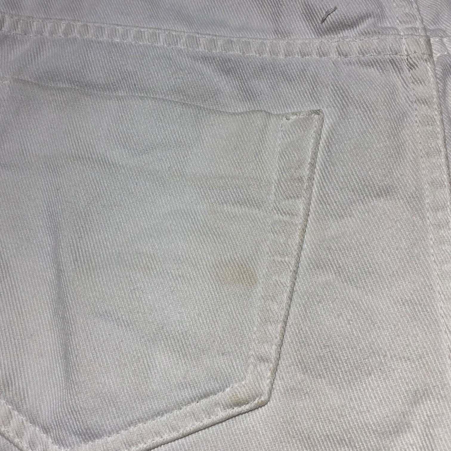 MAISON MARGIELA(メゾンマルジェラ) 14SS  gradient bianchetto denim pants グラデーション ペンキ デニム パンツ S30LA0069 44(S程度) ホワイト×ブラック
