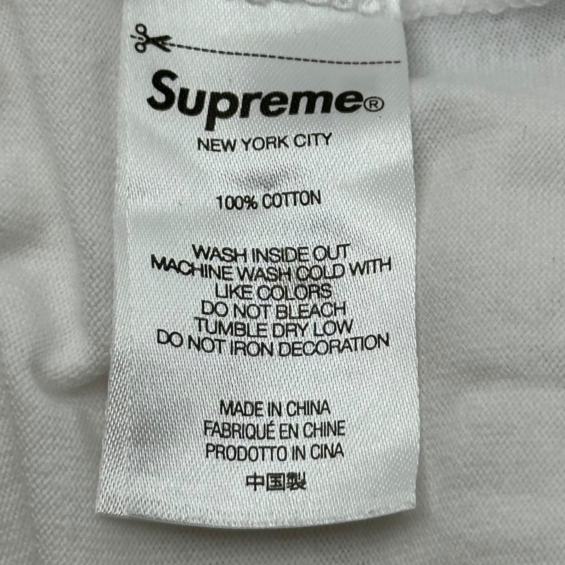 SUPREME(シュプリーム) 22SS Legendary S/S Top ラメ ロゴ プリント Tシャツ XL ホワイト