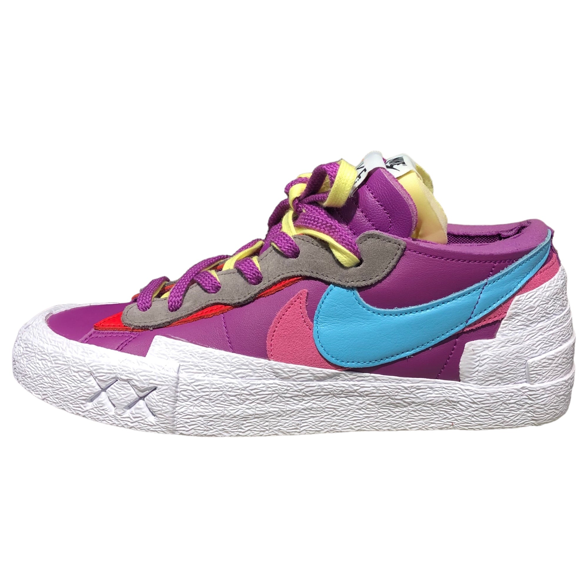 NIKE×SACAI×KAWS(ナイキ×サカイ×カウズ) BLAZER LOW "Purple Dusk" ブレザー ロー DM7901-500 27.5cm パープル×スカイブルー 箱付