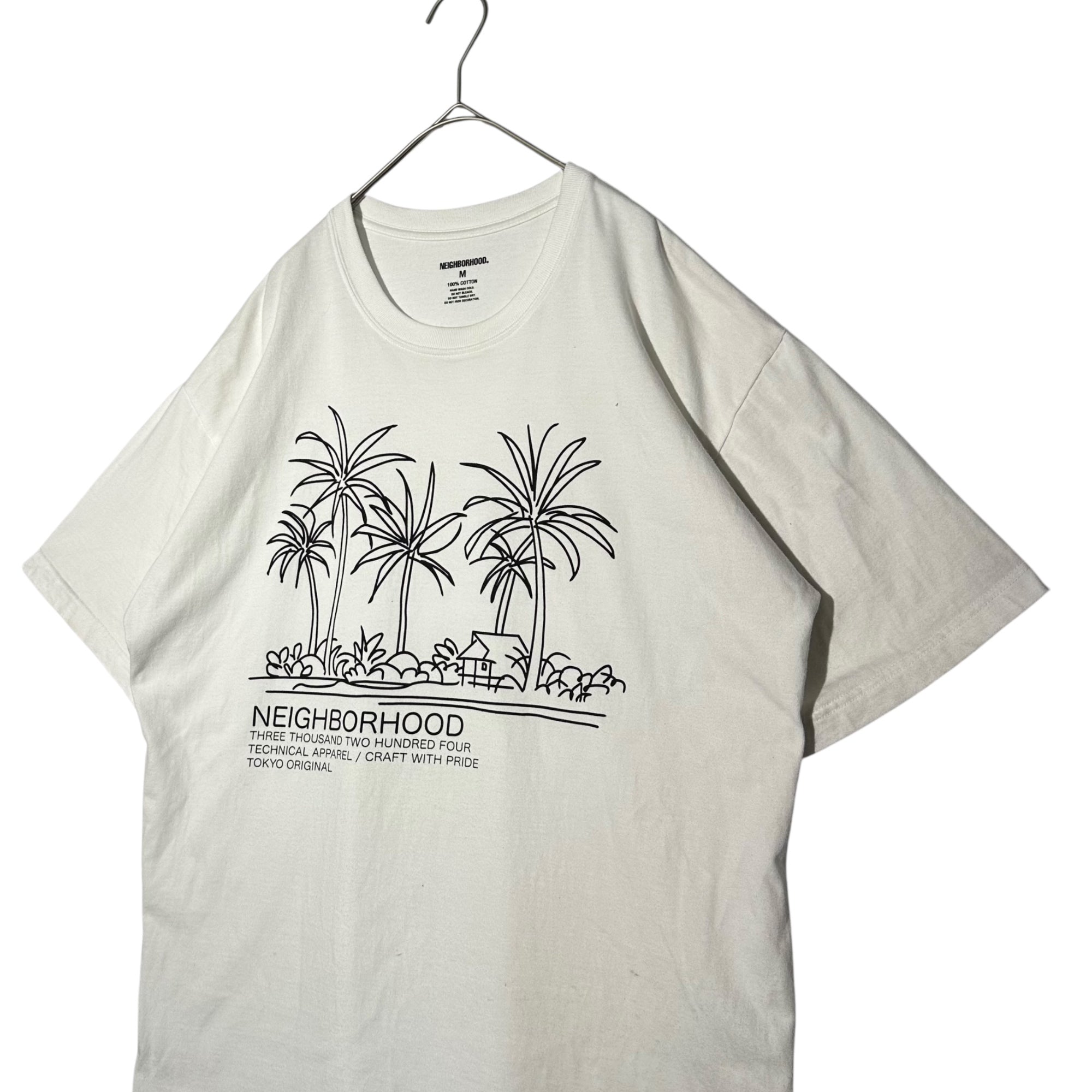 NEIGHBORHOOD(ネイバーフッド) 24SS NH.TEE SS-7 プリント 半袖 Tシャツ 241PCNH-ST07 M ホワイト