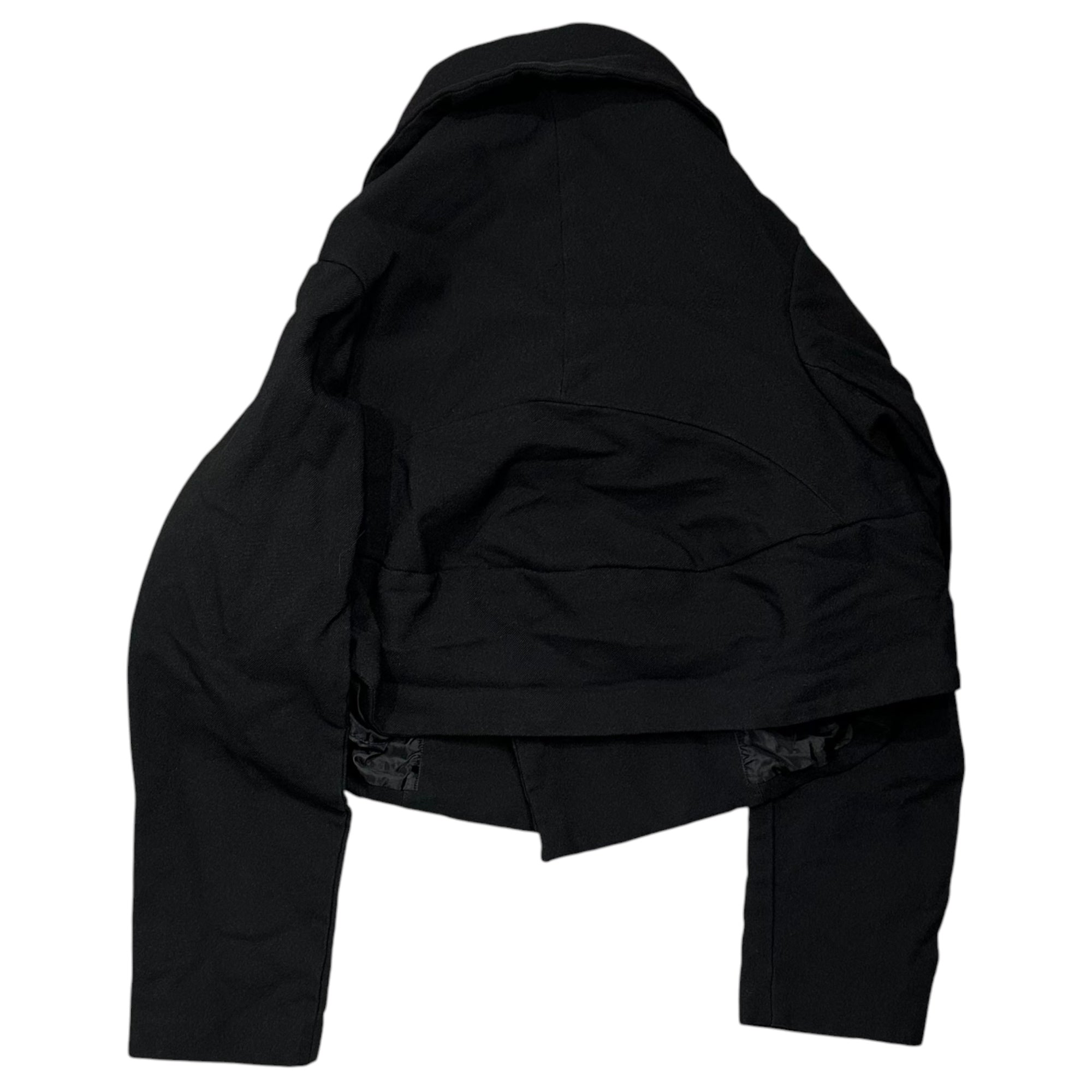 COMME des GARCONS(コムデギャルソン) 2023SS Esther Shrink-Resistant Deformed Over Jacket エステル 縮絨 変形 オーバー ジャケット GK-J030 S ブラック AD2022