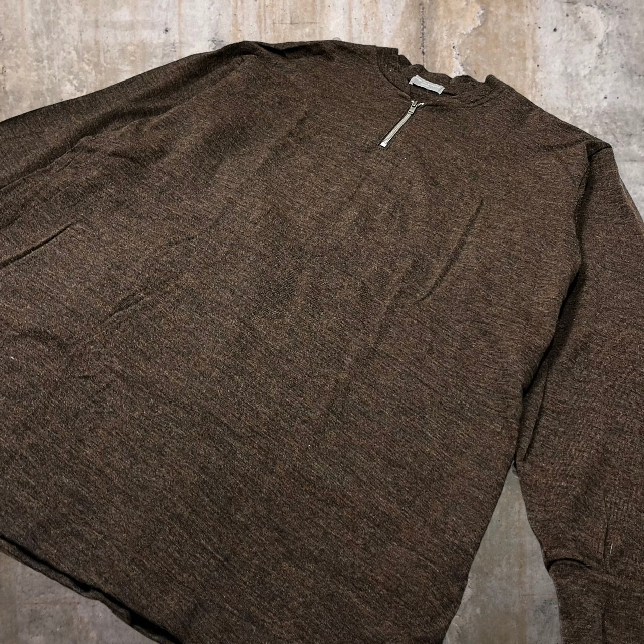 COMME des GARCONS HOMME(コムデギャルソンオム) 90's half zip wool pullover/ハーフジップ