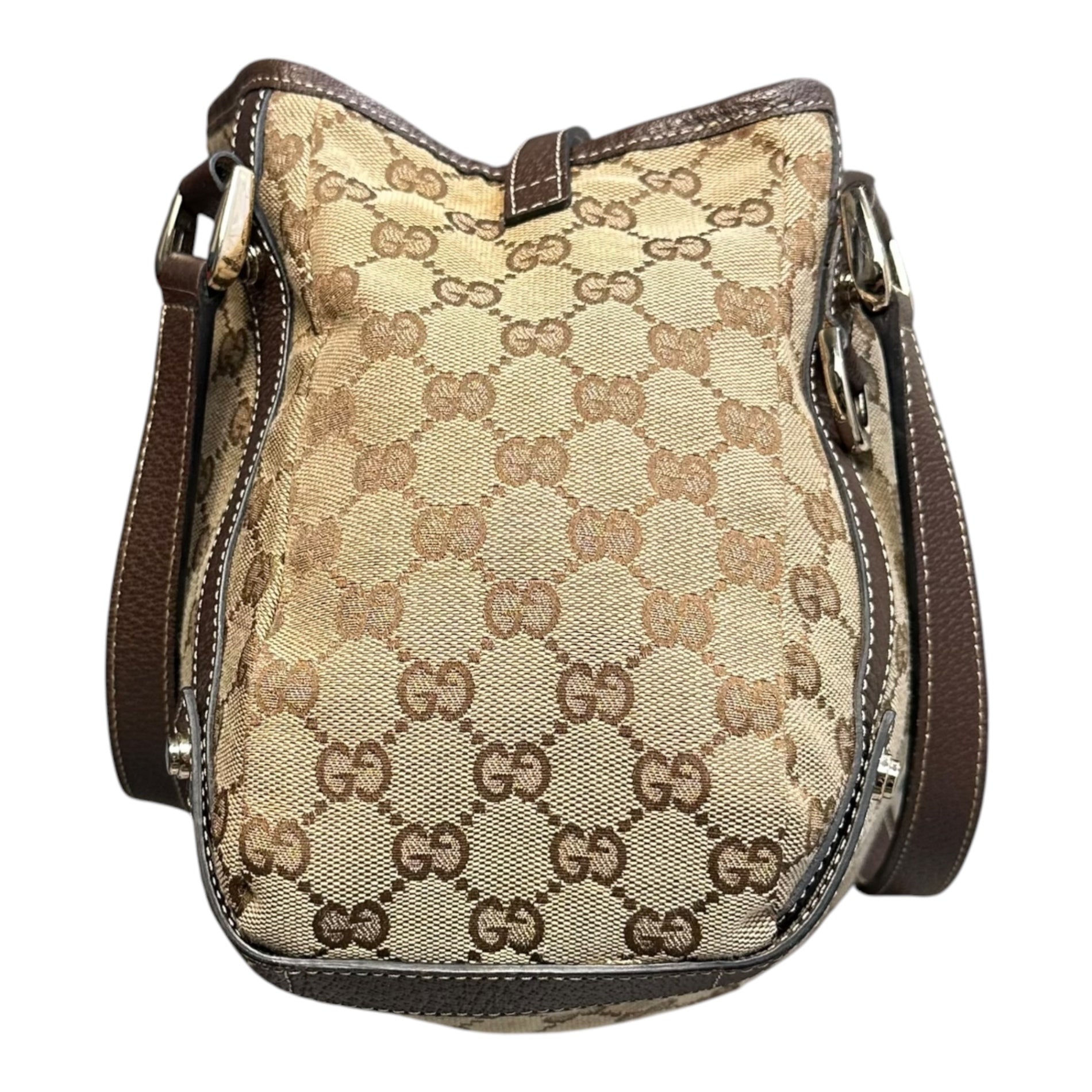 GUCCI(グッチ) GG Canvas Abbey Tote Bag GGキャンバス アビー トートバッグ 130736 ベージュ×ブラウン