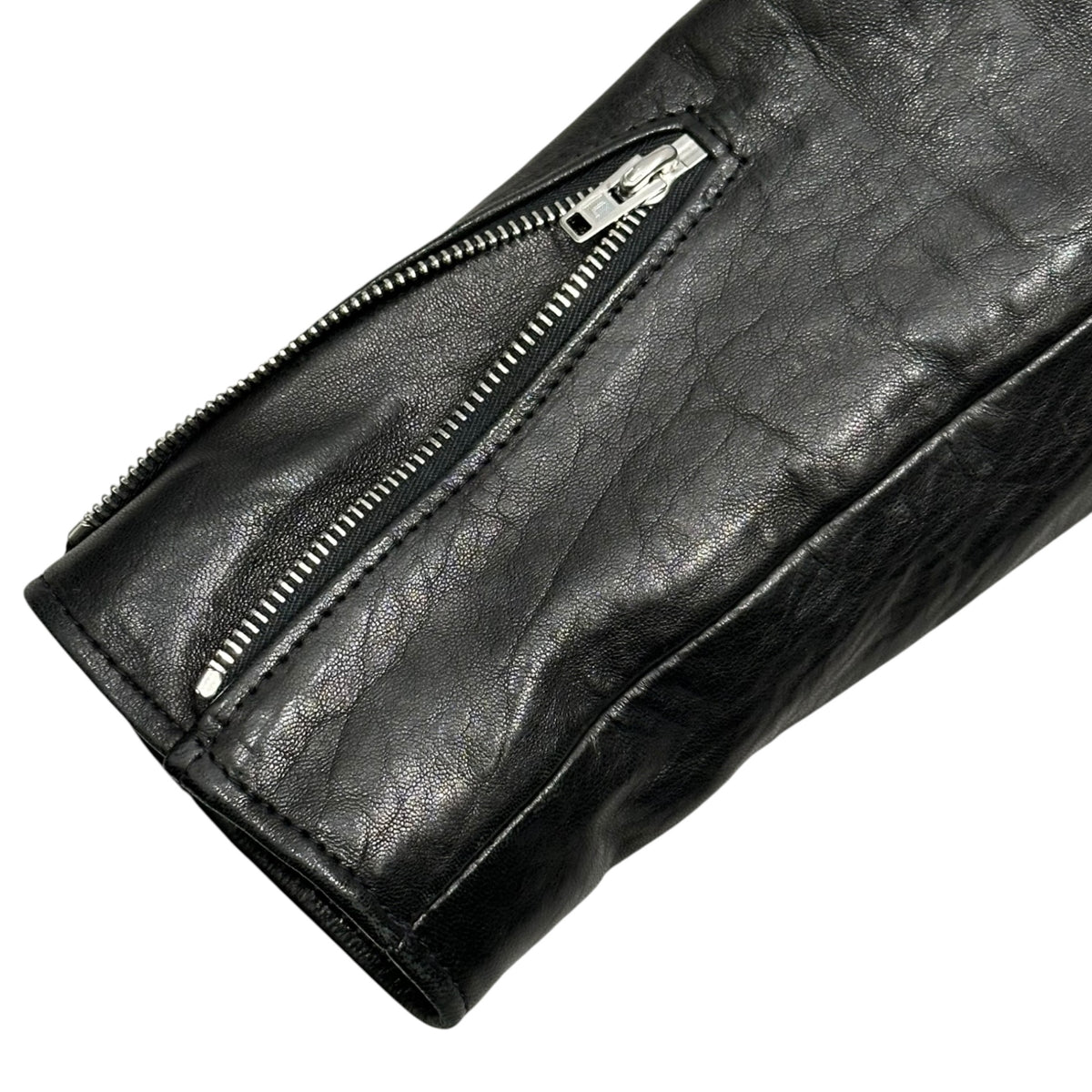 LEWIS Leathers(ルイスレザー) LIGHTNING TIGHT FIT ライトニング タイトフィット 402T 34 ブラック ダブル ライダース レザー ジャケット