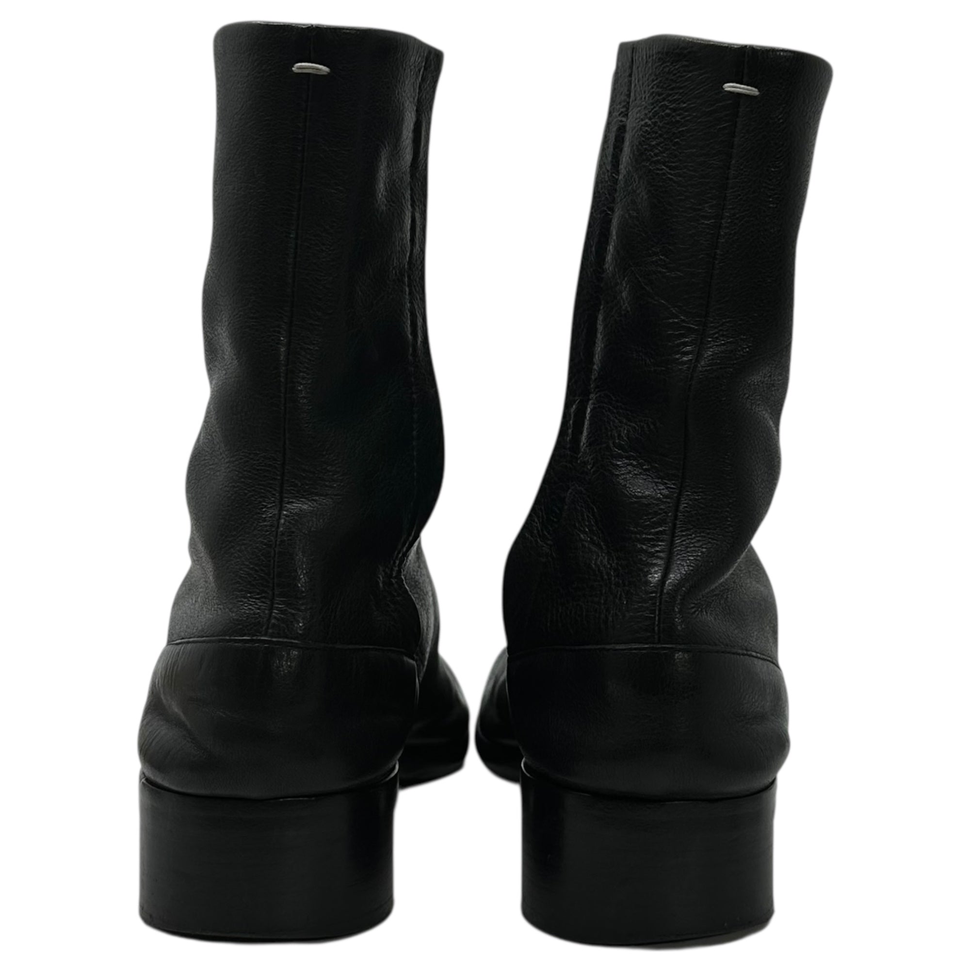 MAISON MARGIELA(メゾンマルジェラ) Tabi Ankle Boots -  30mm Heel 足袋 アンクル ブーツ ヒール 41(26.5cm程度) ブラック タビ 3cm