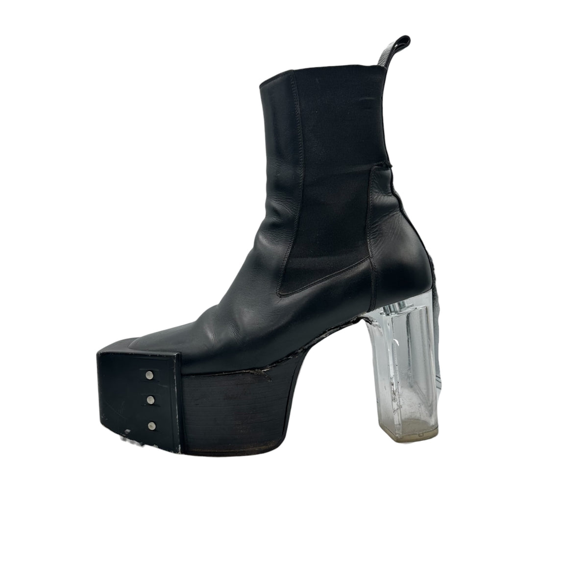Rick Owens(リックオウエンス) GRILL KISS BOOTS グリル キスブーツ RU02A5825 43 ブラック