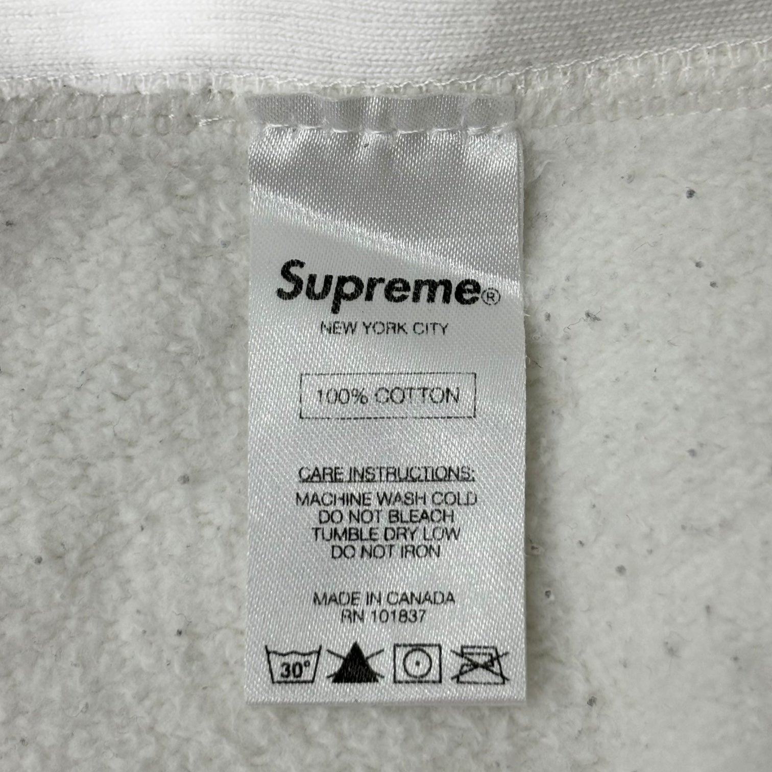 SUPREME(シュプリーム) 16AW Box Logo Hooded Sweatshirt ボックス ロゴ フーディ M ホワイト×レッド プルオーバー パーカー