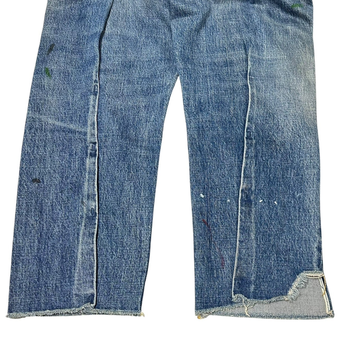 VISVIM(ビズビム/ヴィズヴィム) 23SS SS JOURNEYMAN PANTS TACKED CRASH ダメージ加工 ジャーニーマン デニム パンツ 0123305005002 2 ライトインディゴ