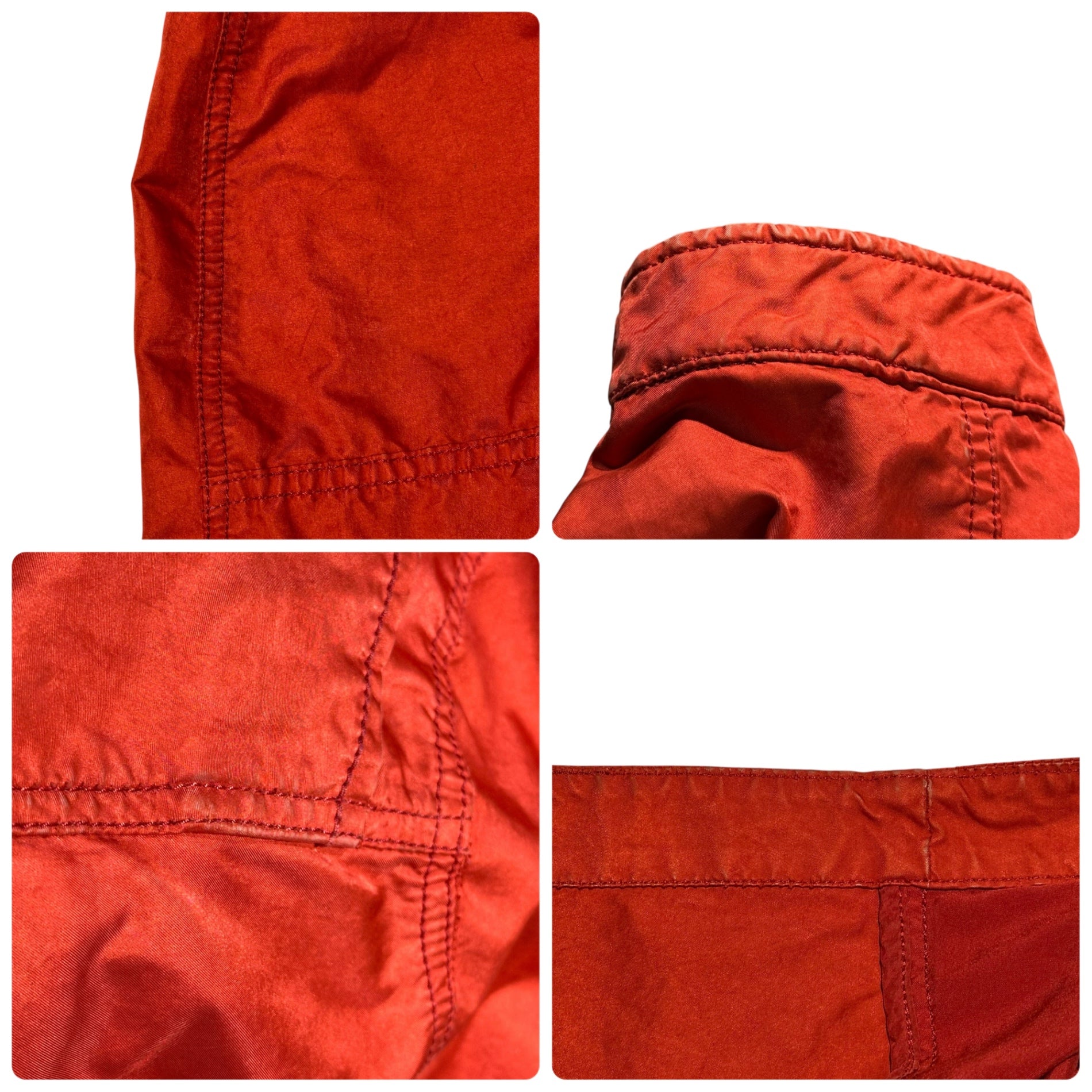 STONE ISLAND(ストーンアイランド) 14AW David TC Double Lined Felt Hood Mid Parka デイビッド TC ダブルライニング フェルトフード ミッドパーカー 611543949 L オレンジ 名作