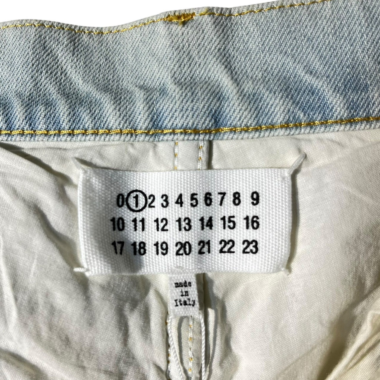 MAISON MARGIELA(メゾンマルジェラ) 2020 Destroyed denim pants デストイド デニム パンツ S51LA0127 38(M) ライトインディゴ