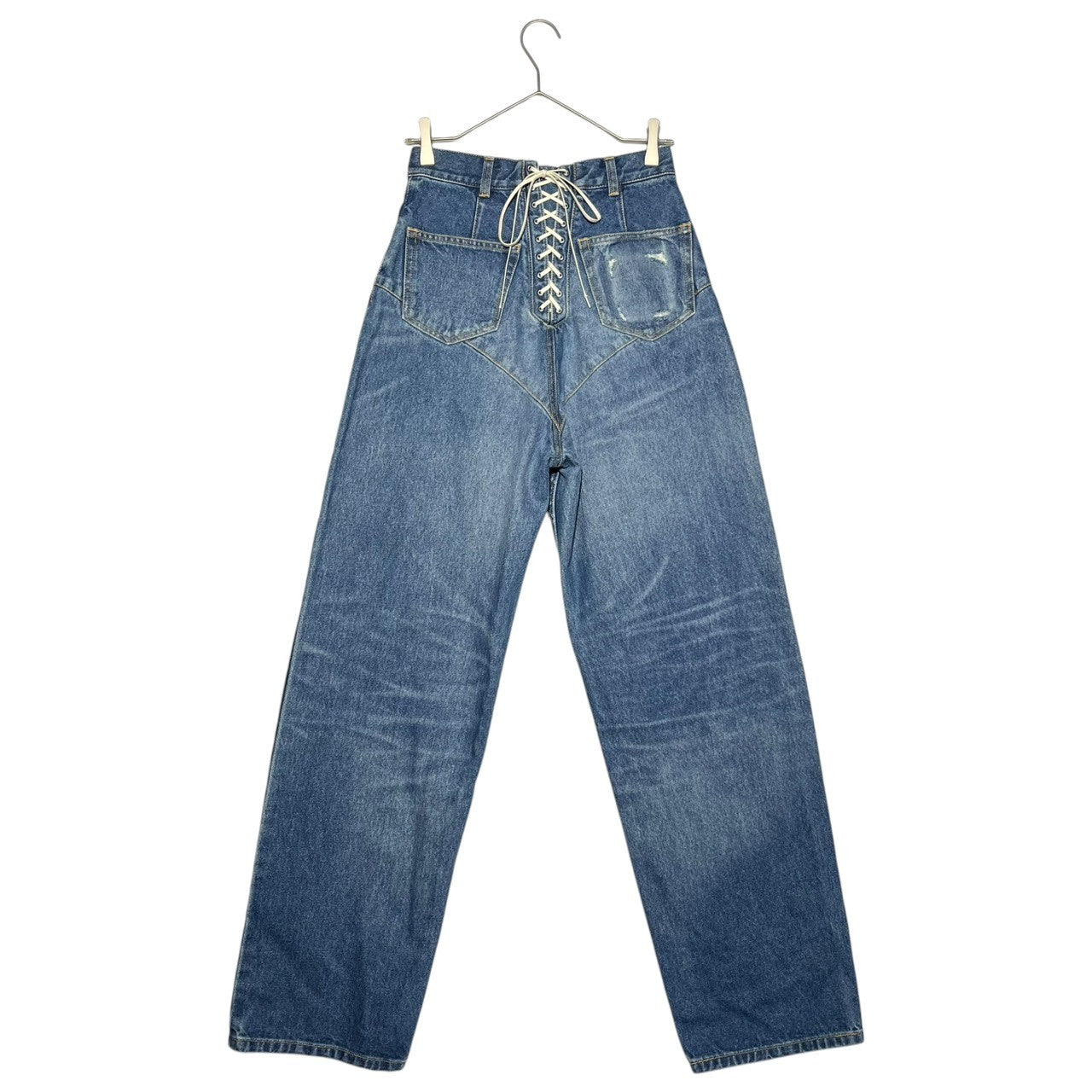 FETICO(フェティコ) LASER-CUT WIDE JEANS レーザー カット ワイド ジーンズ デニム パンツ FTC2420601 2(M程度) インディゴ