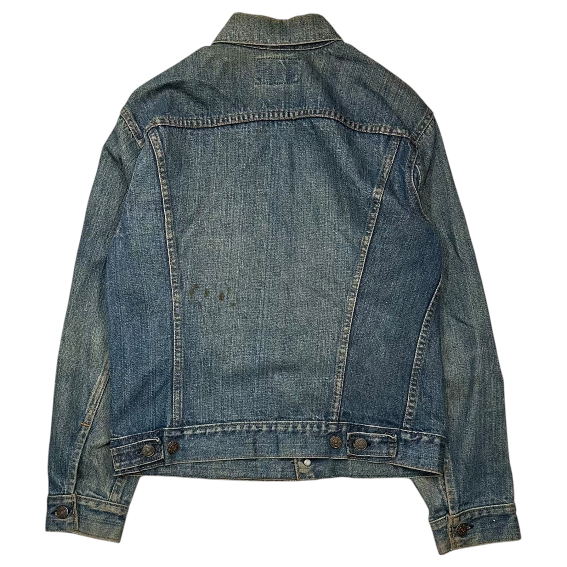 Levi's(リーバイス) 1971~1973's 70505 Denim Trucker Jacket デニム トラッカー ジャケット 70505-0217 表記消(38程度) インディゴ 70'年代 ヴィンテージ  Small e ボタン裏52