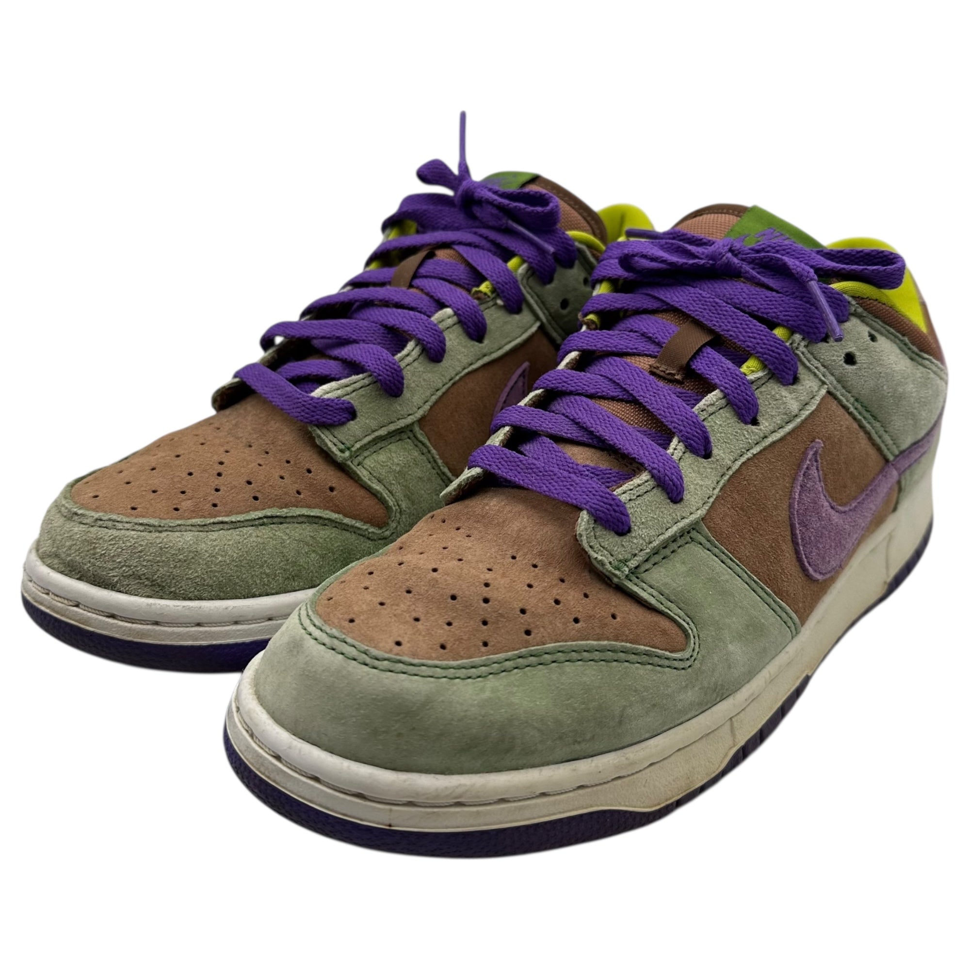 NIKE(ナイキ) Dunk Low SP "Veneer" ダンクロー ベニヤ ローカット スニーカー DA1469-200 27.5cm グリーン×パープル×ブラウン