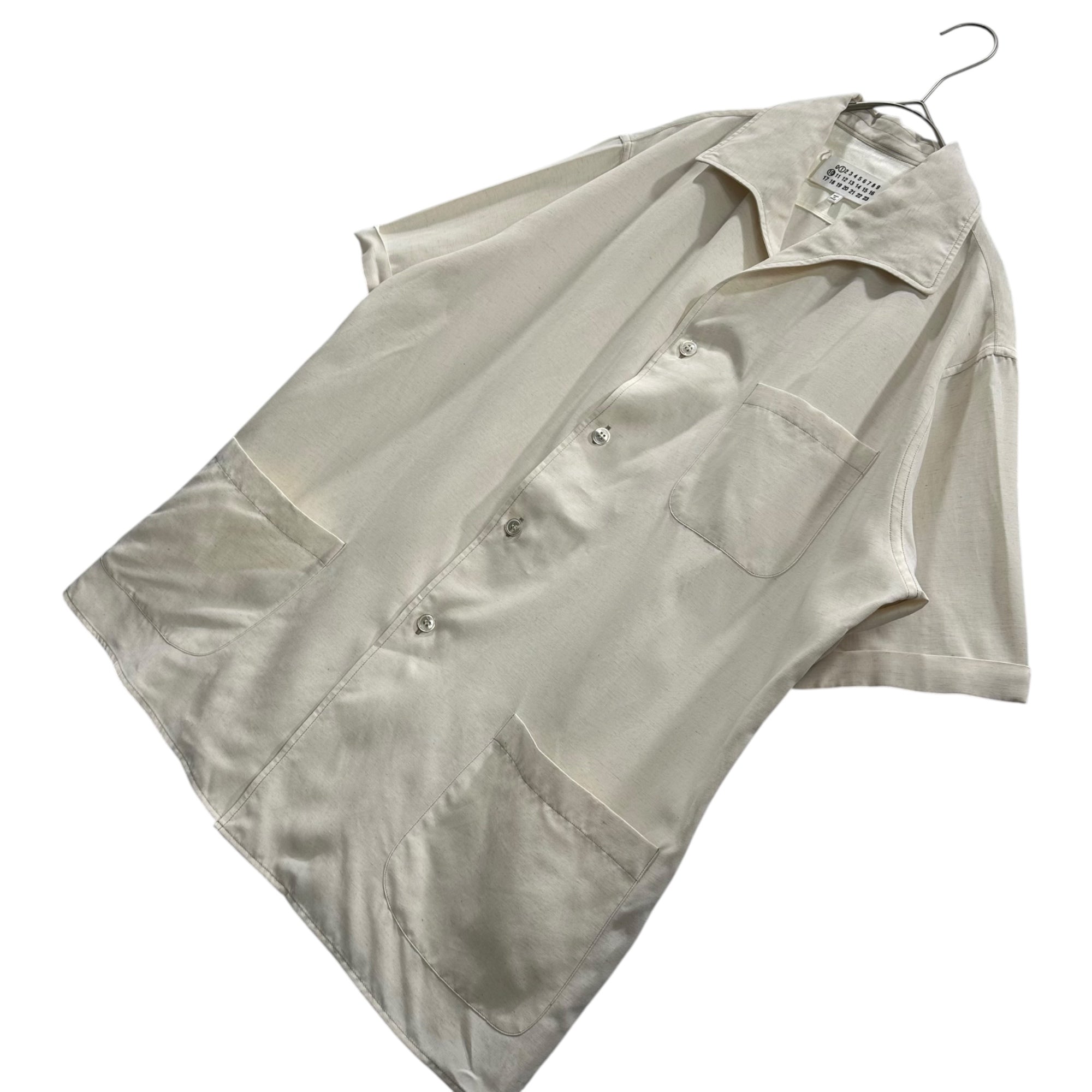 Maison Margiela / マルジェラ 25SS 半袖シャツ MAISON MARGIELA(メゾンマルジェラ) 25SS Wide Sleeve Shirt オープン