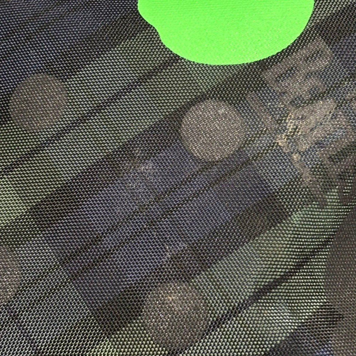 THE BEATLES COMME des GARCONS(ザビートルズコムデギャルソン) The Beatles Green Apple & Check Daypack ザ ビートルズ グリーンアップル & チェック デイパック グリーン×ネイビー