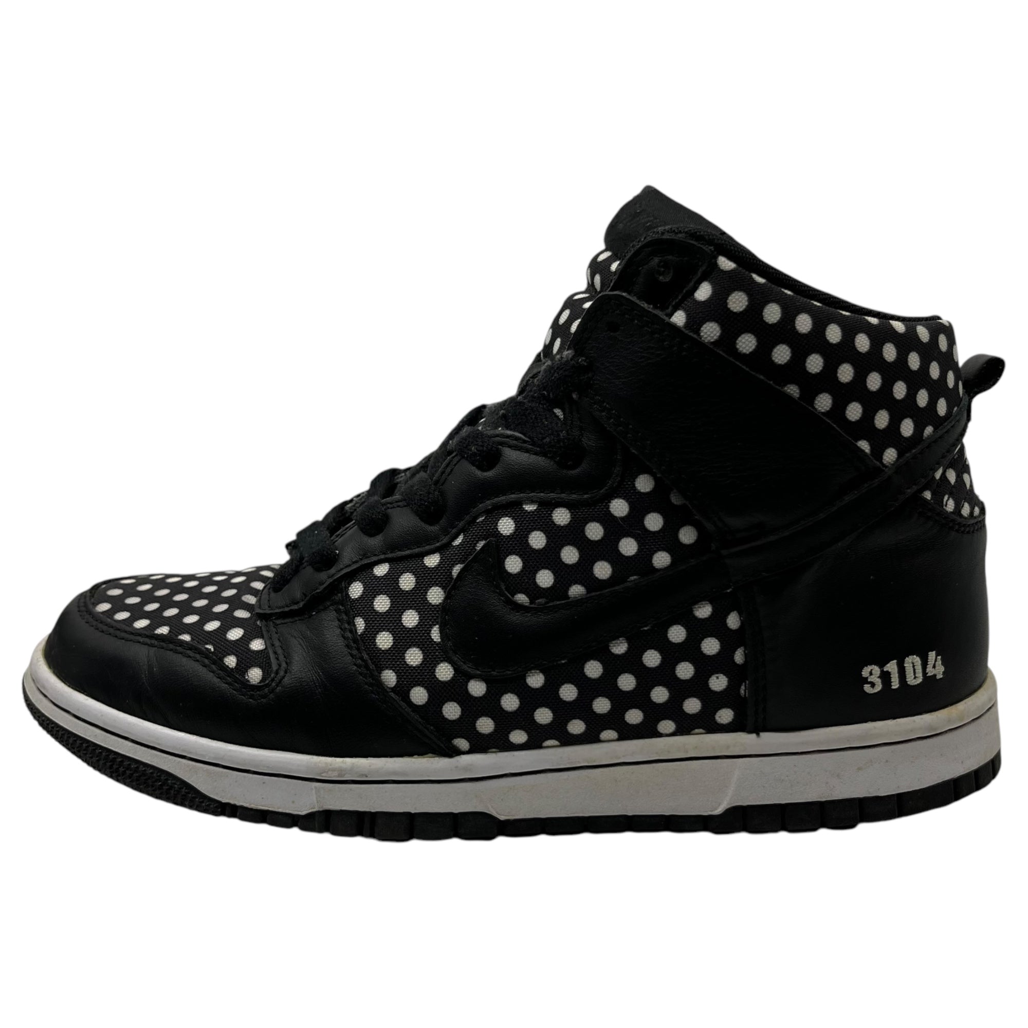 NIKE(ナイキ) Dunk High ID ダンク ハイ GDEH 432973-991 26.5cm ブラック×ホワイト ドット ハイカット スニーカー