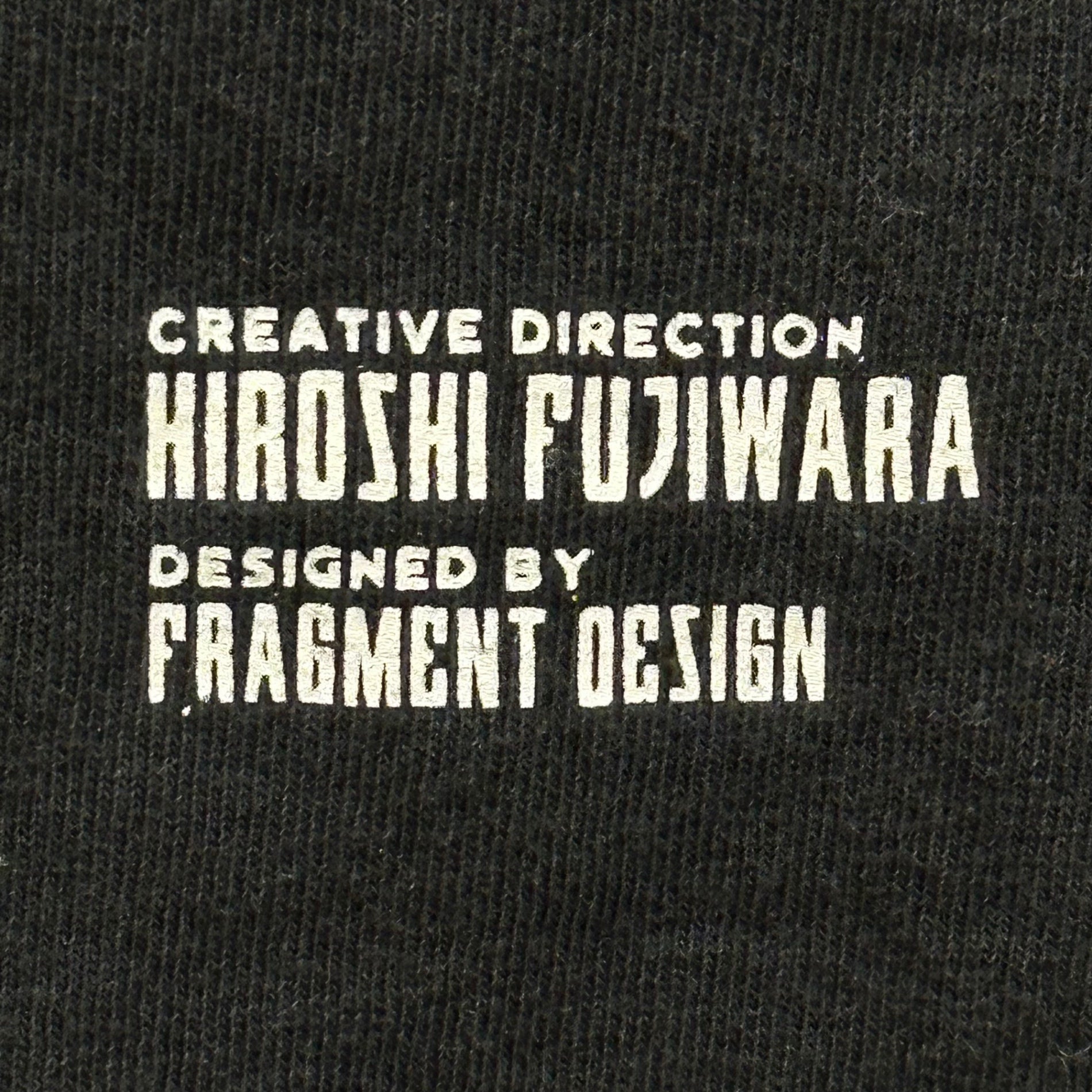 FRAGMENT DESIGN(フラグメントデザイン) THE FACE L/S TEE WORLD TOUR 2020 プリント 長袖 Tシャツ 表記無(L程度) ブラック コラボ
