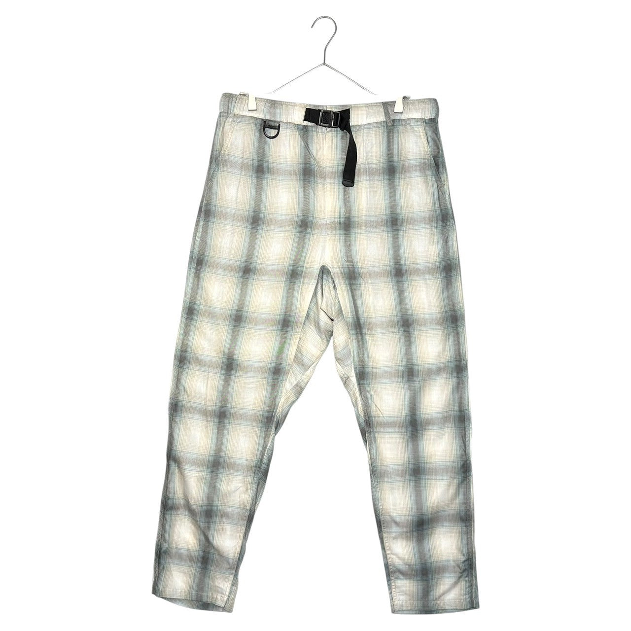AiE(エーアイイー) Climbing Pants - Ombre Check Cotton Lyocell クライミング パンツ MR965 M スカイブルー×ベージュ オンブレ チェック コットン リヨセル イージー