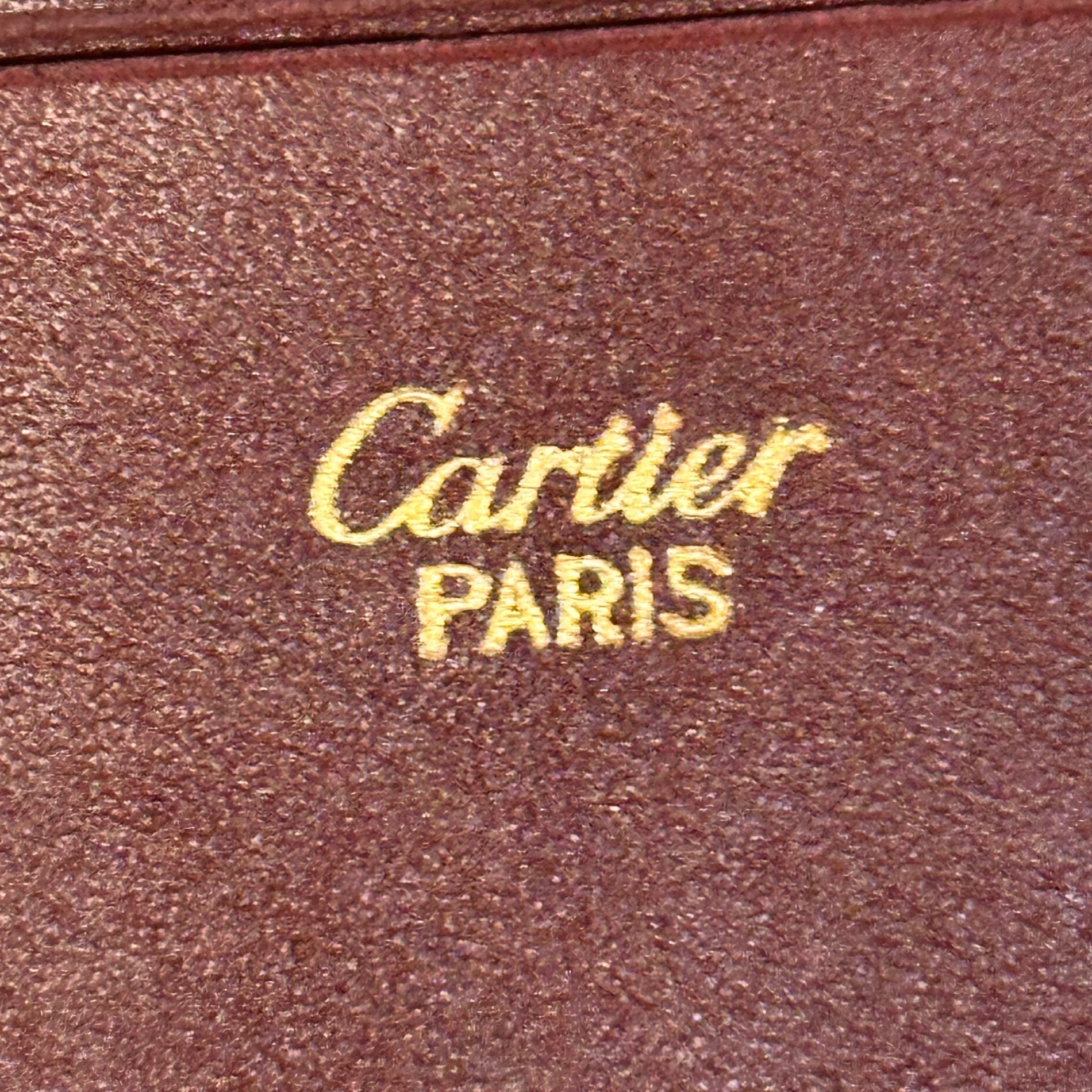 Cartier(カルティエ) Must de Cartier clutch bag マストライン クラッチ バッグ ボルドー