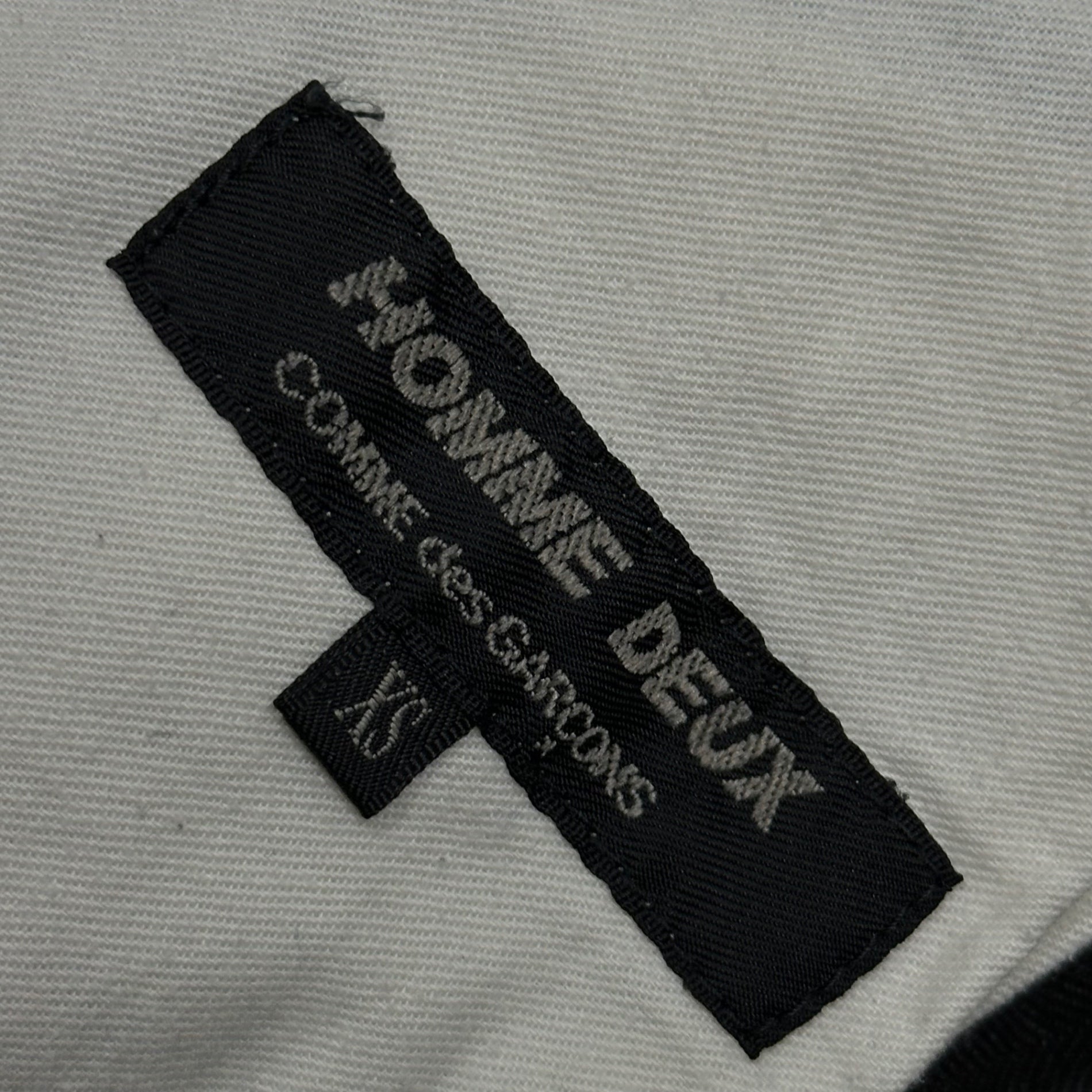 COMME des GARCONS HOMME DEUX(コムデギャルソンオムドゥ) 2022SS Herringbone Easy Tapered Pants ヘリンボーン イージー テーパード パンツ DI-P028 XS ダークグレー AD2021 スラックス