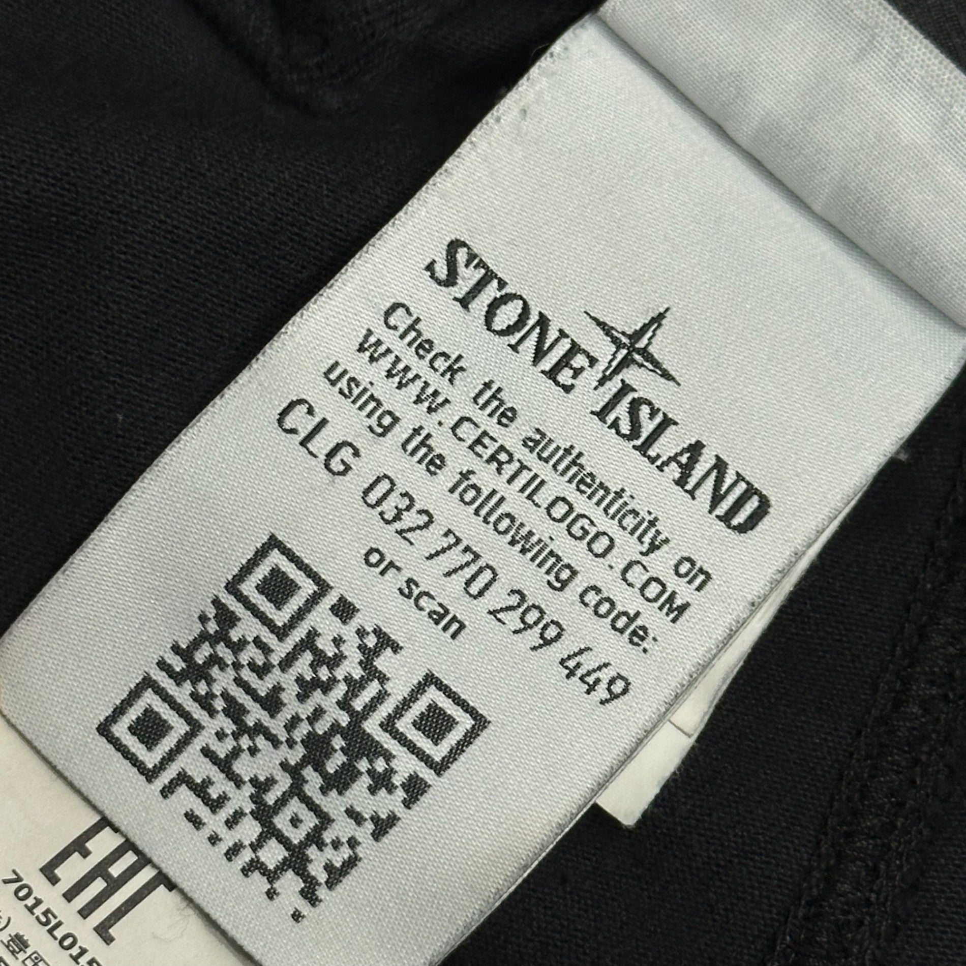 STONE ISLAND(ストーンアイランド) 19SS Sweat Half Pants スウェット ハーフ パンツ 7015L0150 W32 ブラック