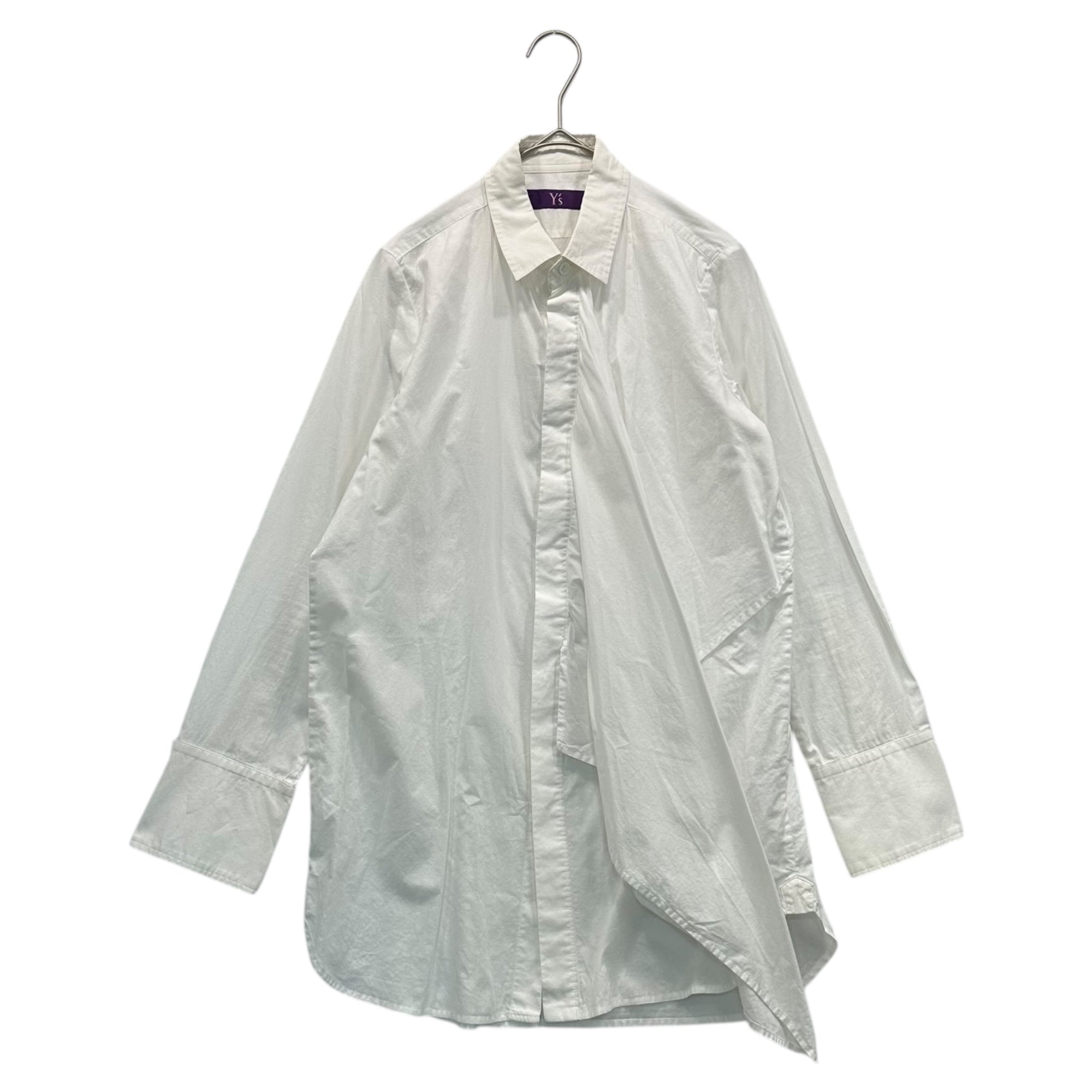 Y's PINK(ワイズピンク) Faux Layered White Blouse Shirt フェイク レイヤード ホワイト ブラウス シャツ YC-B22-001 2(M程度) ホワイト 男性着用可能サイズ