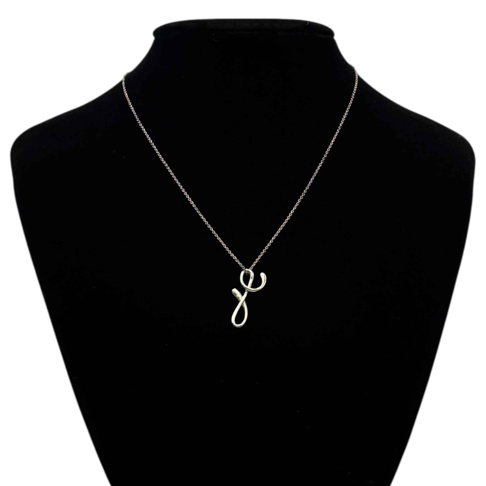 TIFFANY & CO.(ティファニー) Alphabet Initial “Y” Top Necklace